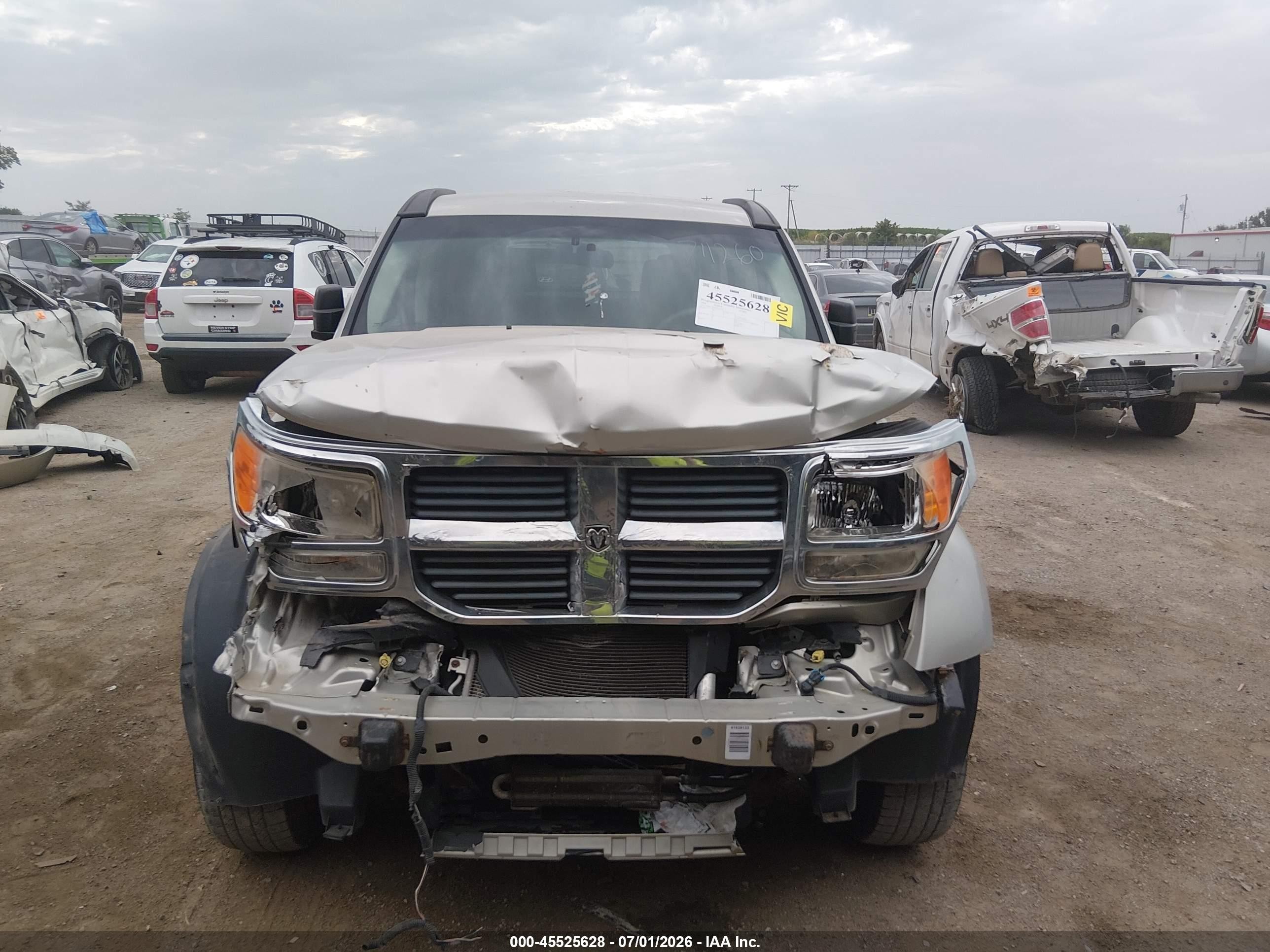 2008 Dodge Nitro Sxt Gray vin: 1D8GU28K48W217744