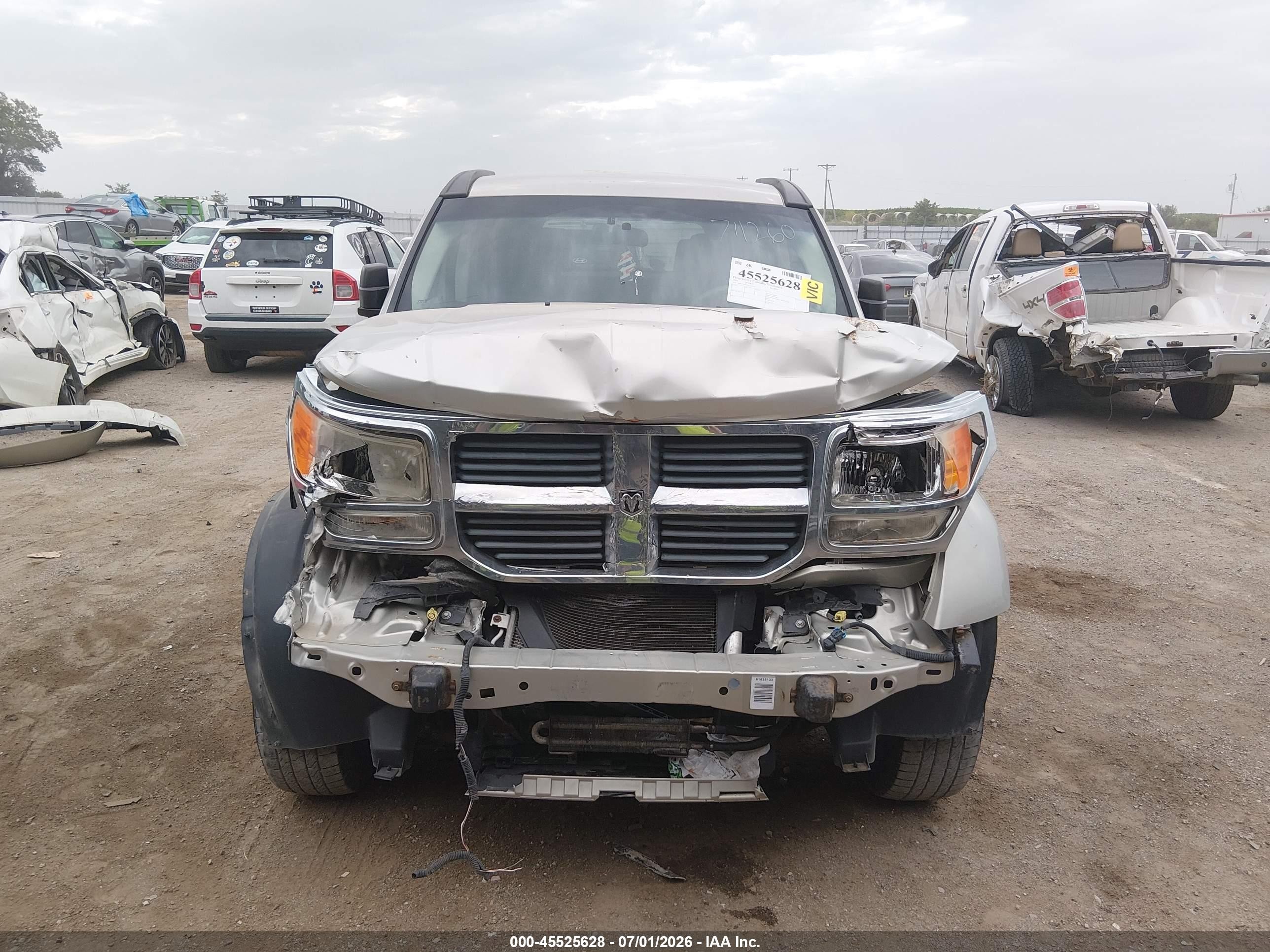2008 Dodge Nitro Sxt Gray vin: 1D8GU28K48W217744