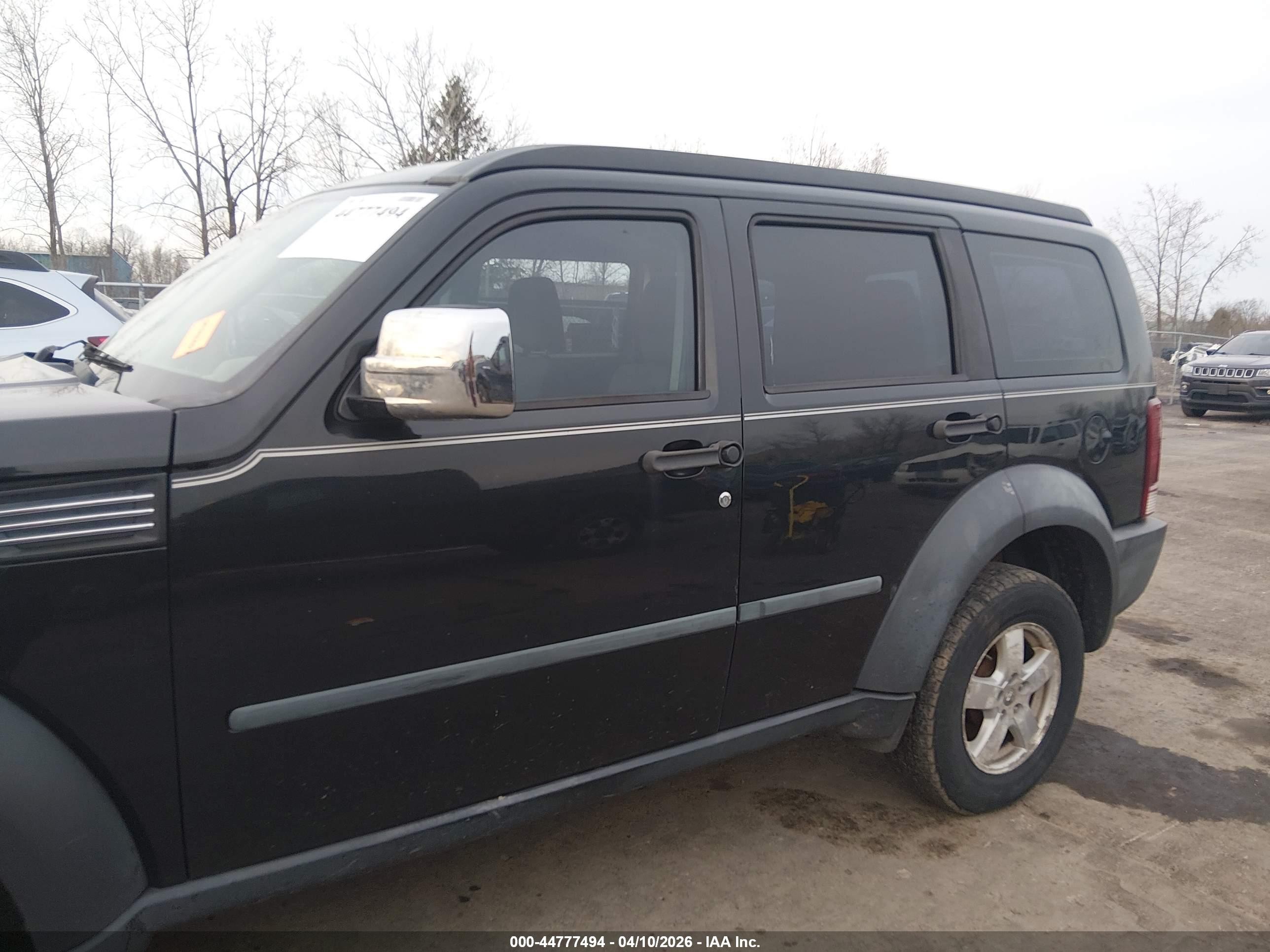 2008 Dodge Nitro Sxt Black vin: 1D8GU28K68W243181