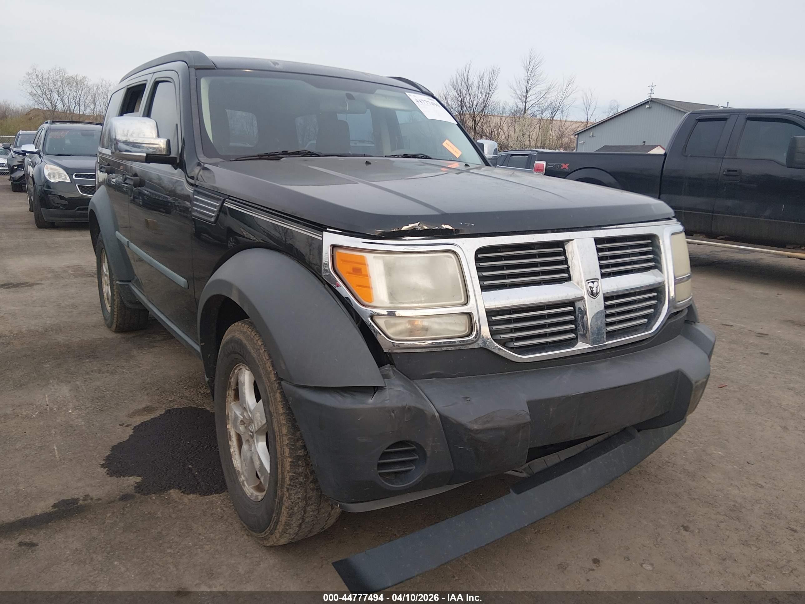 2008 Dodge Nitro Sxt Black vin: 1D8GU28K68W243181