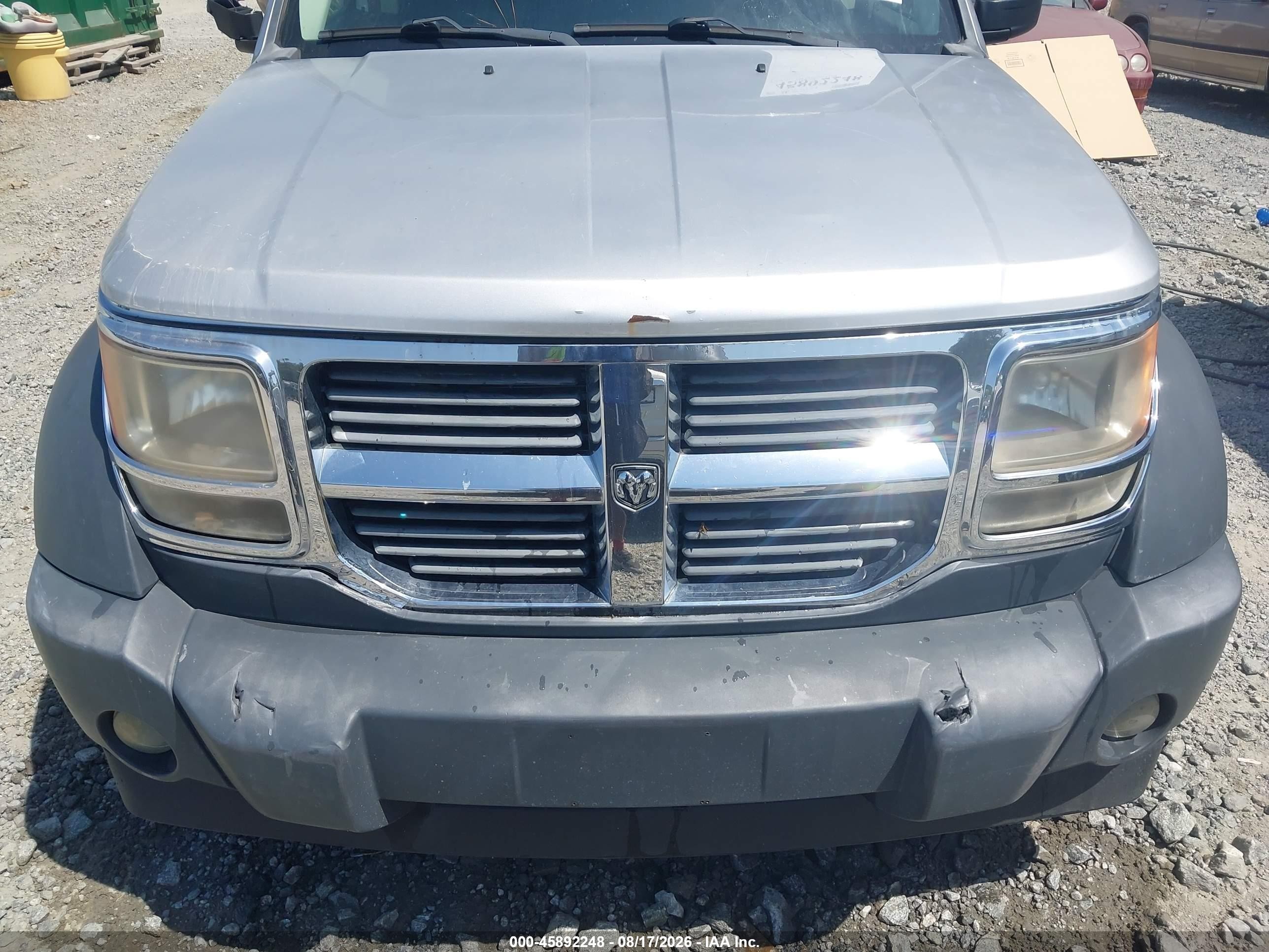 2007 Dodge Nitro Sxt Gray vin: 1D8GU28K77W581901