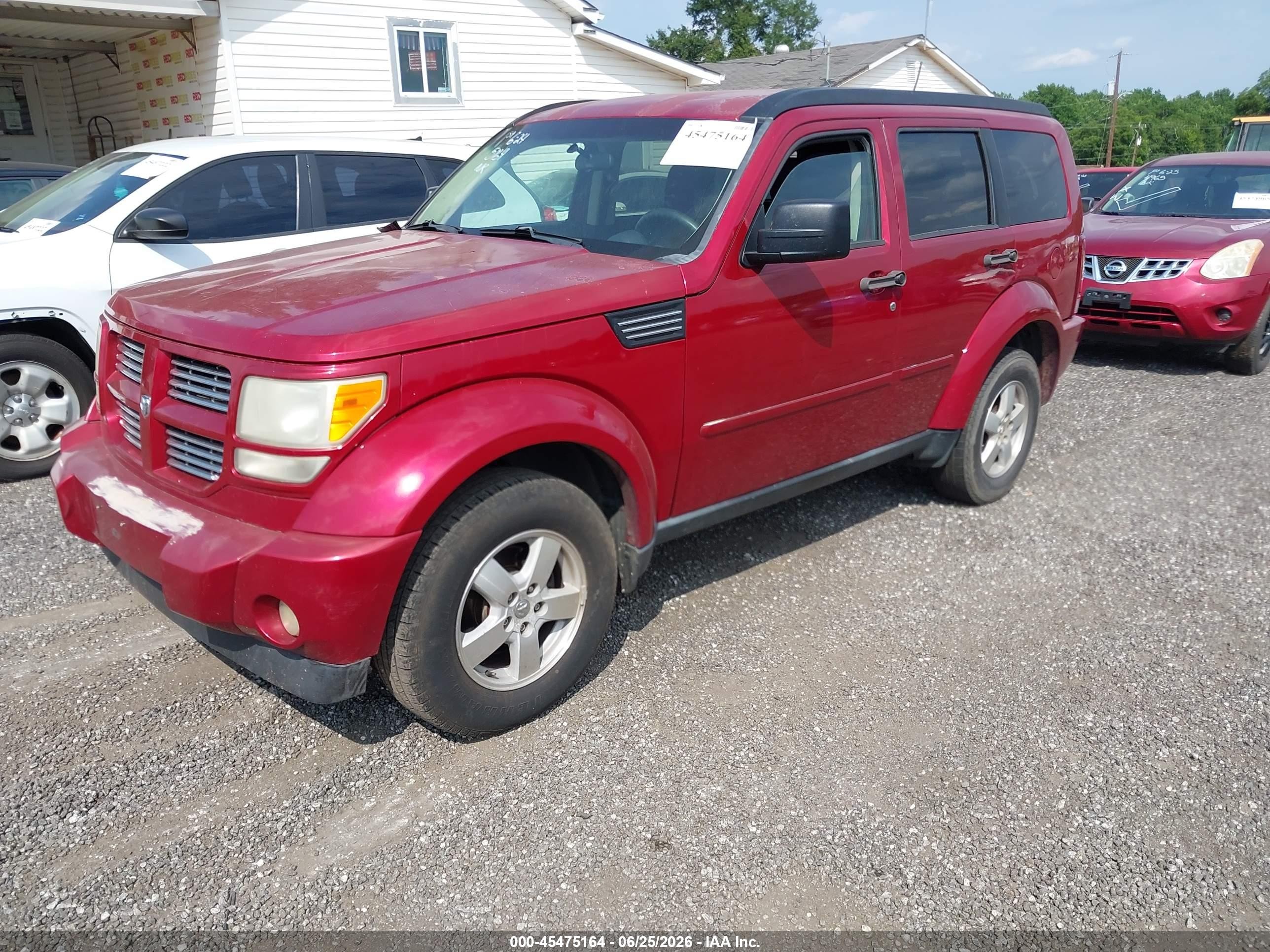 2008 Dodge Nitro Sxt Red vin: 1D8GU28K78W104967