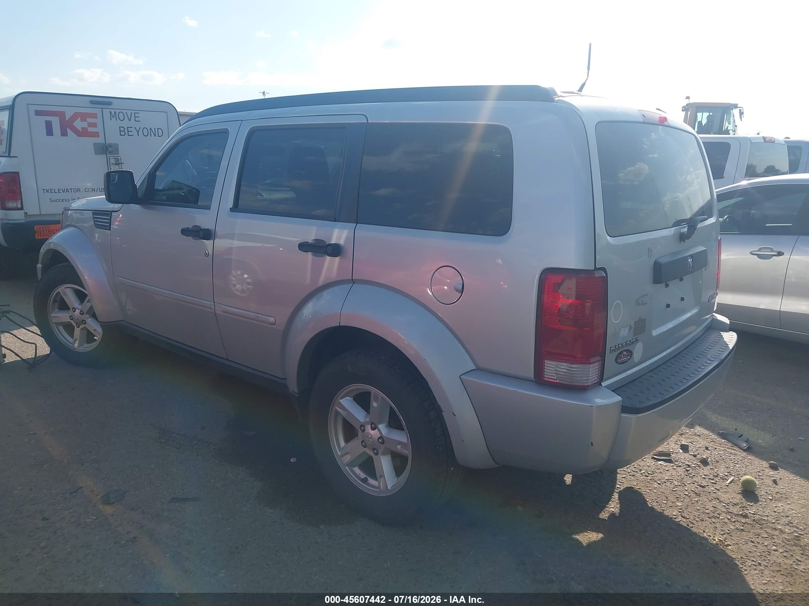 2008 Dodge Nitro Sxt Gray vin: 1D8GU28K78W168345
