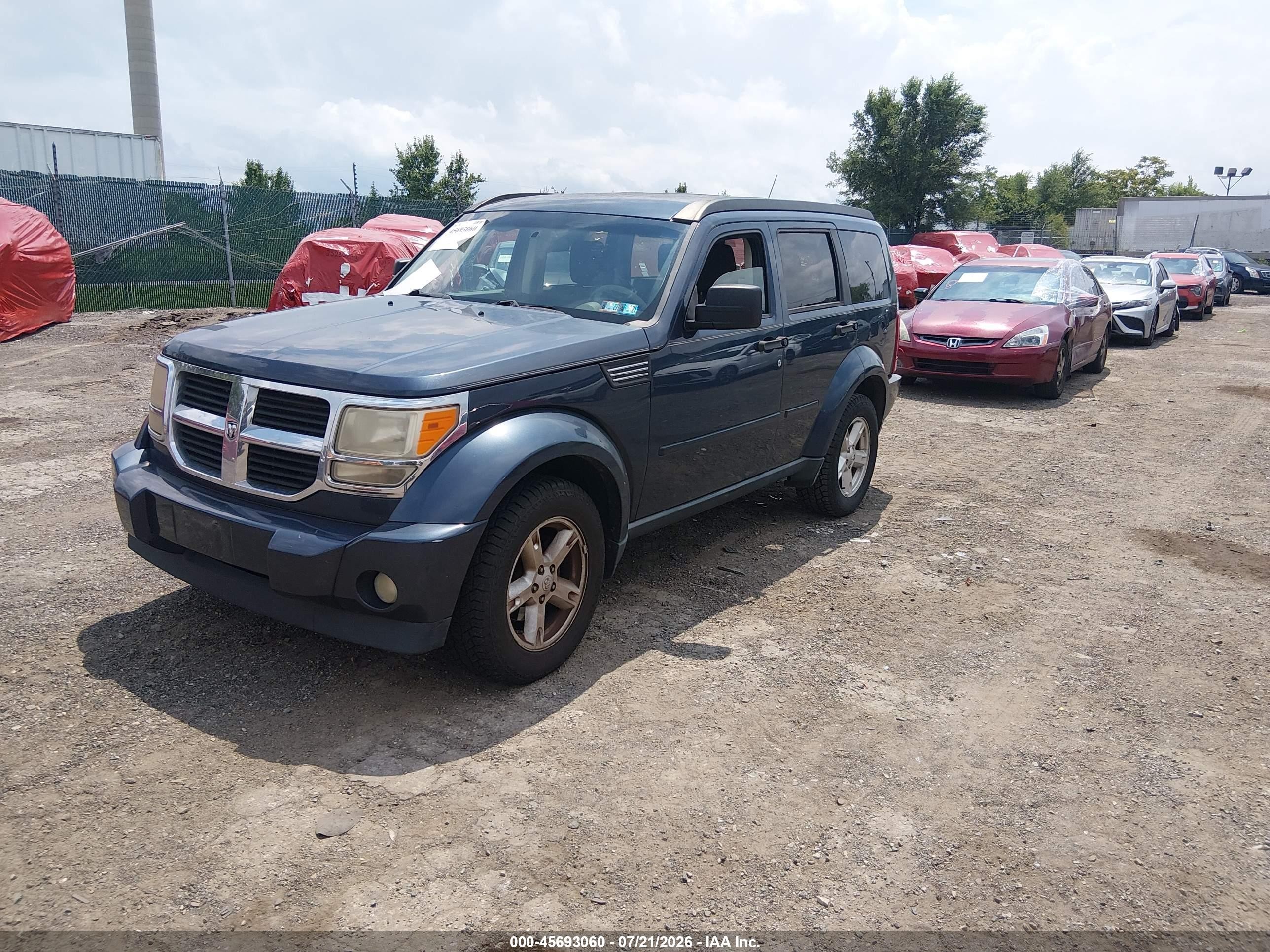 2008 Dodge Nitro Sxt Blue vin: 1D8GU28K98W272867