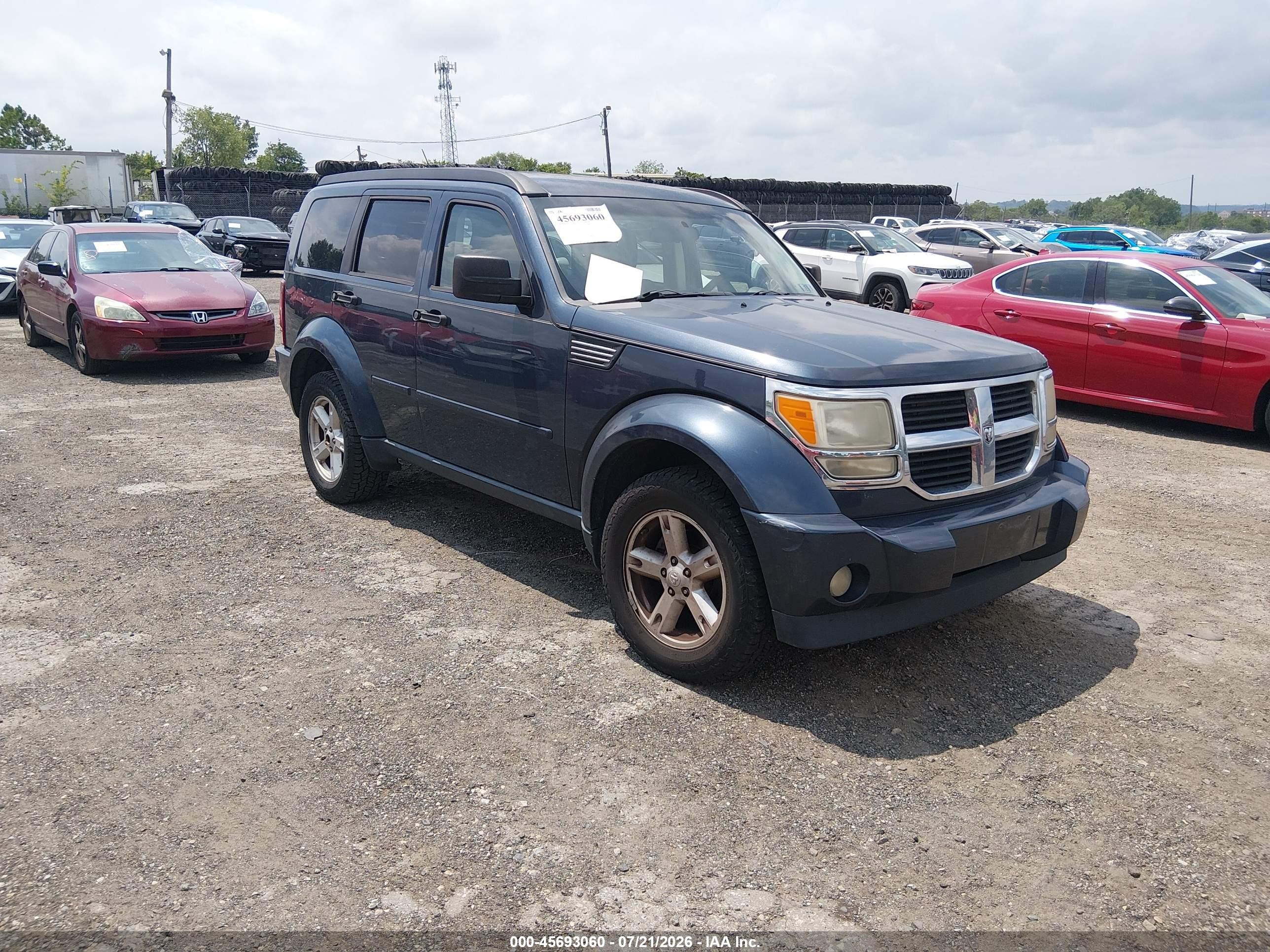 2008 Dodge Nitro Sxt Blue vin: 1D8GU28K98W272867