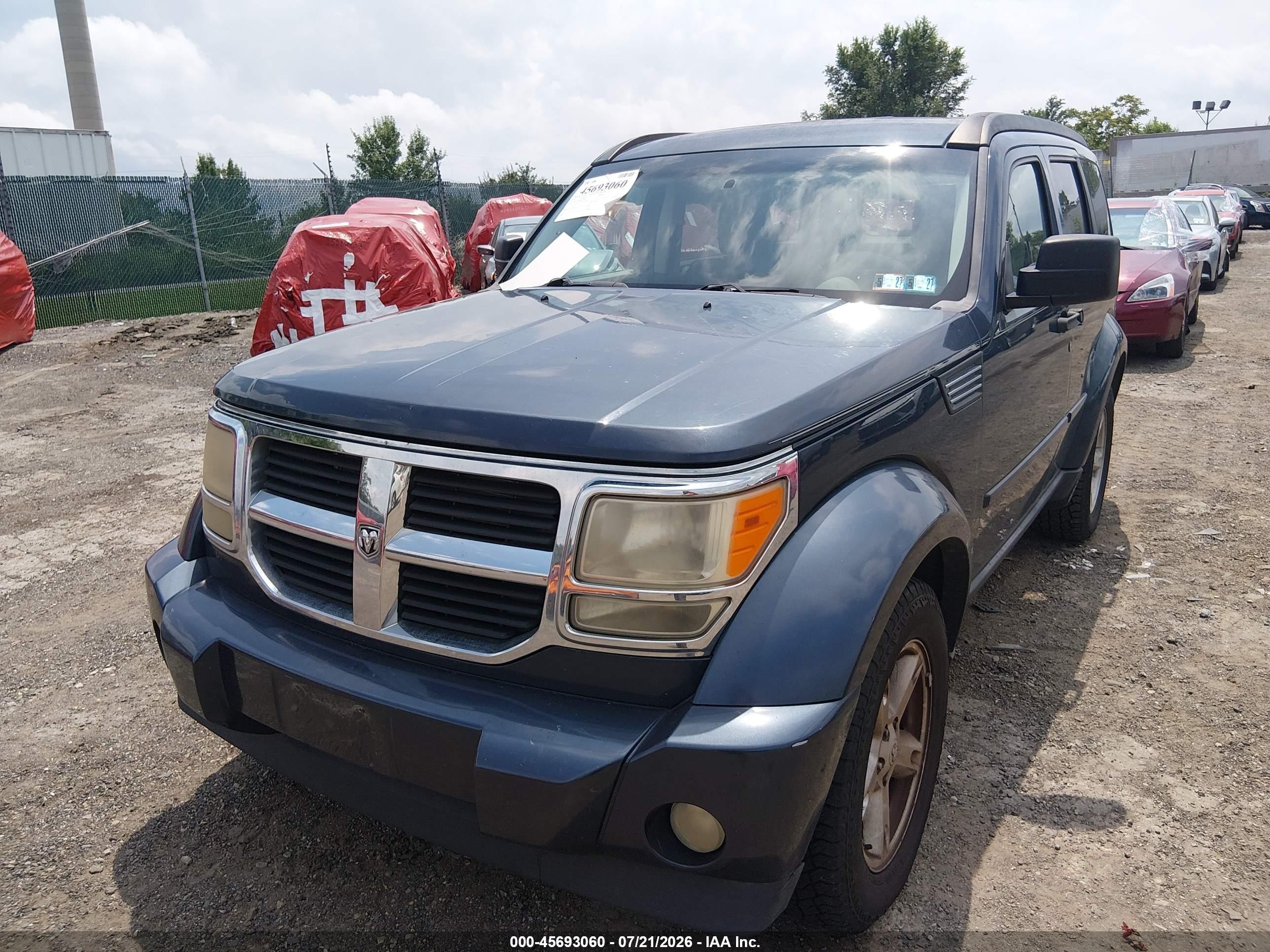 2008 Dodge Nitro Sxt Blue vin: 1D8GU28K98W272867