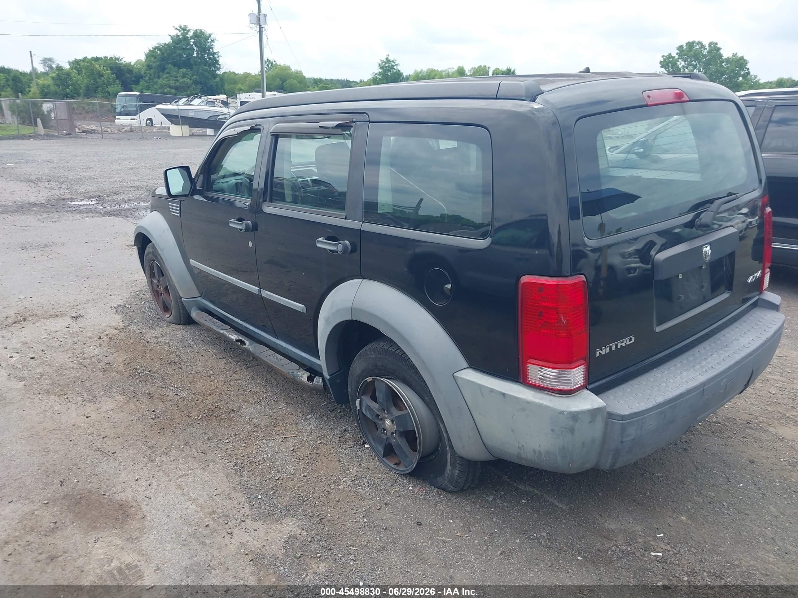 2007 Dodge Nitro Sxt Black vin: 1D8GU28KX7W529212