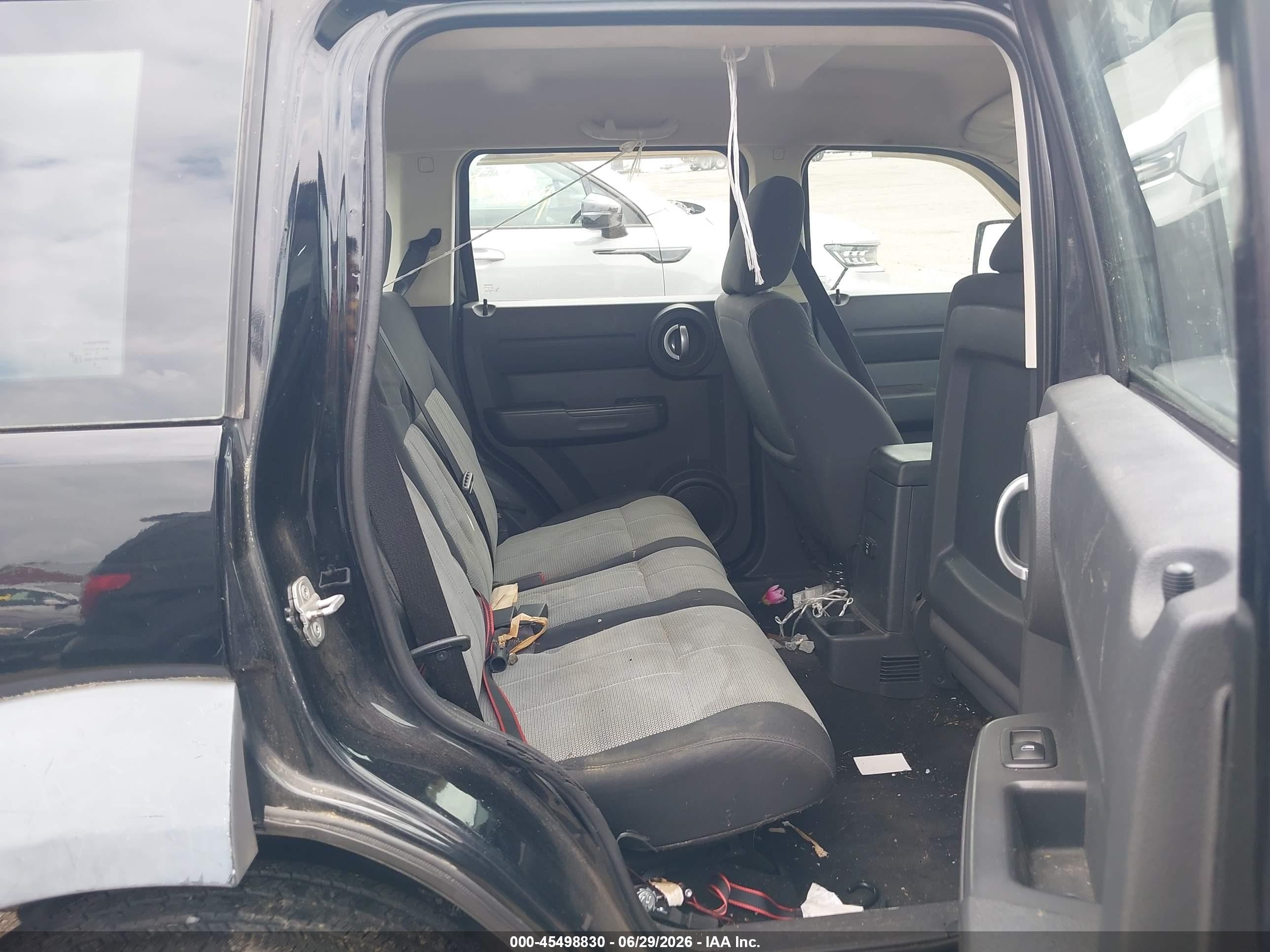 2007 Dodge Nitro Sxt Black vin: 1D8GU28KX7W529212