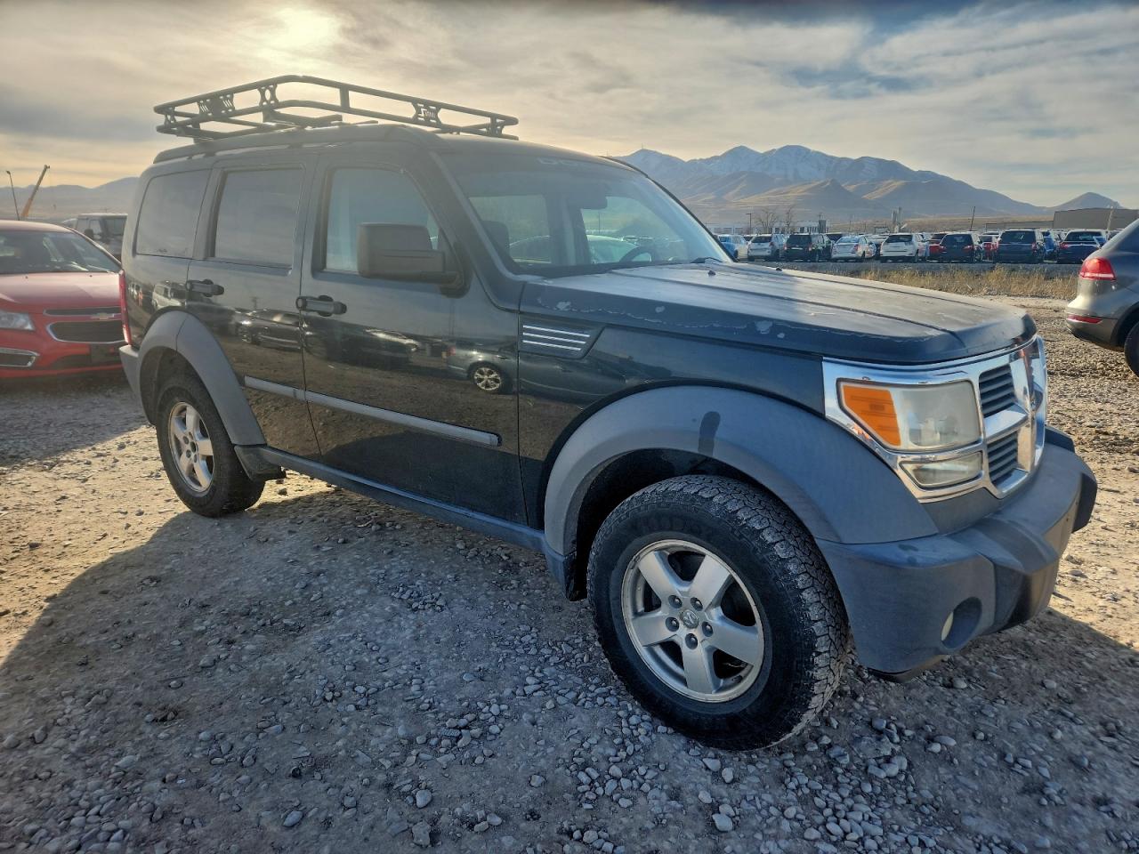 2007 Dodge Nitro Sxt Black vin: 1D8GU28KX7W569340