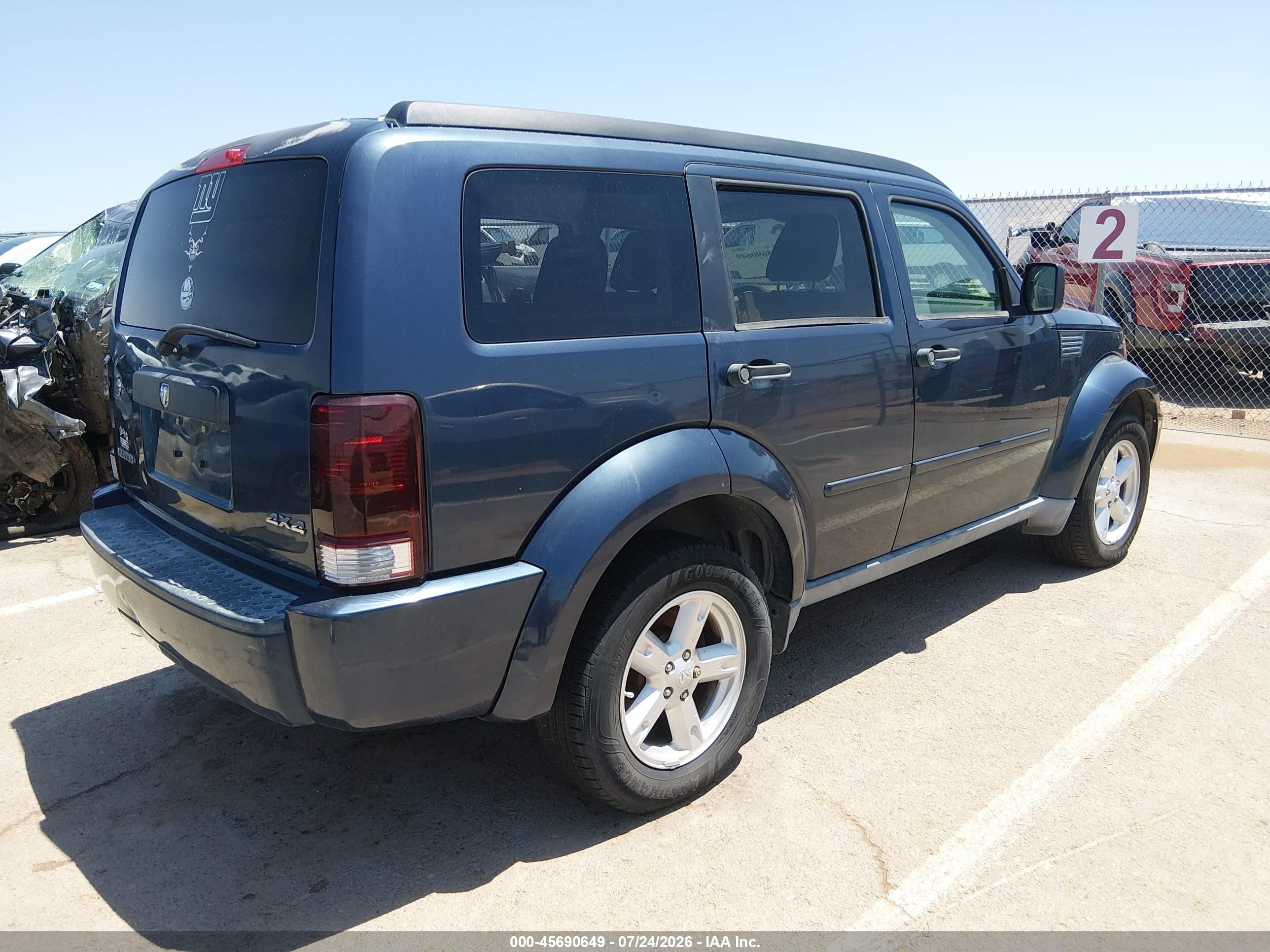 2008 Dodge Nitro Sxt Blue vin: 1D8GU28KX8W197418