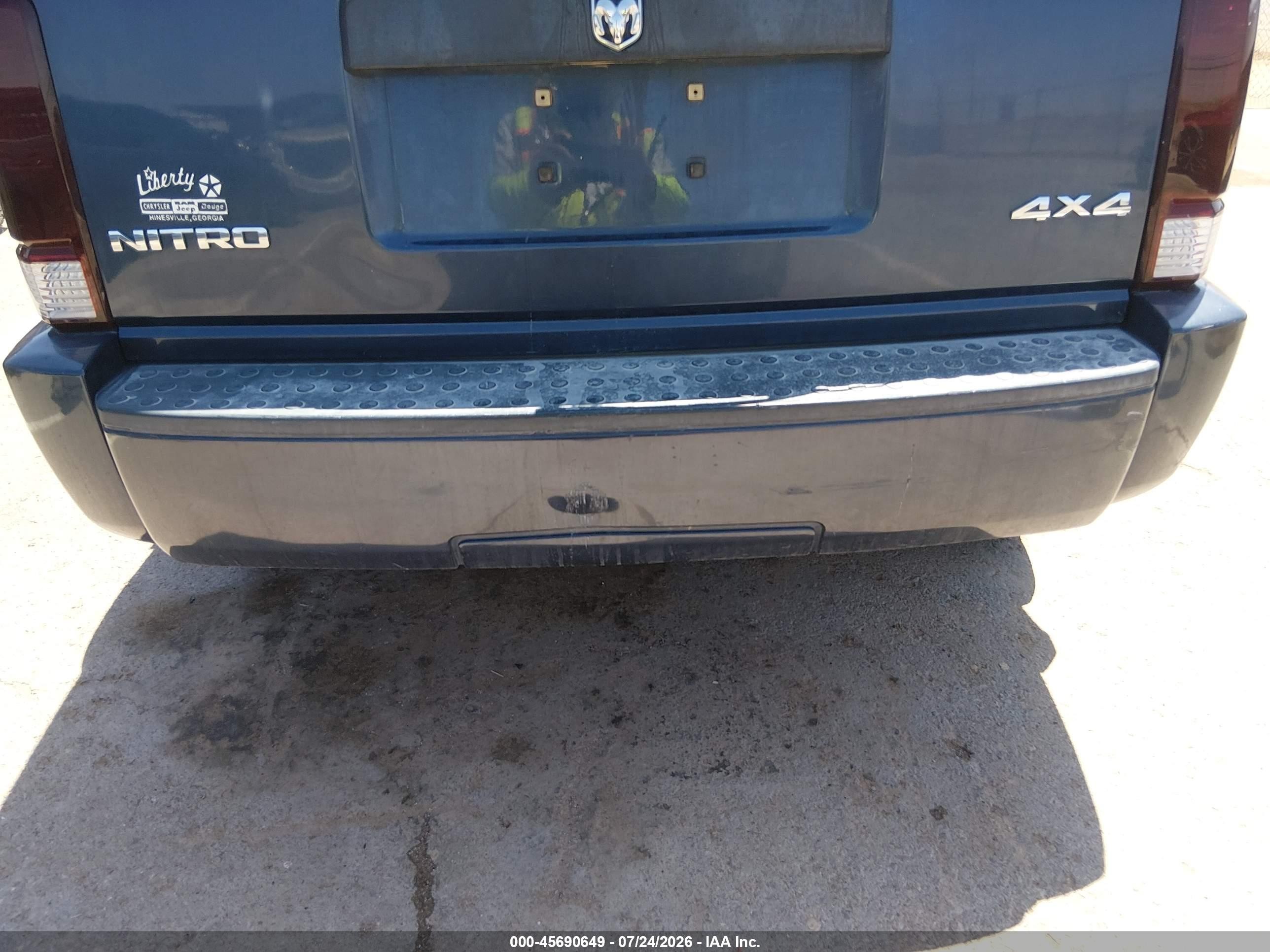 2008 Dodge Nitro Sxt Blue vin: 1D8GU28KX8W197418