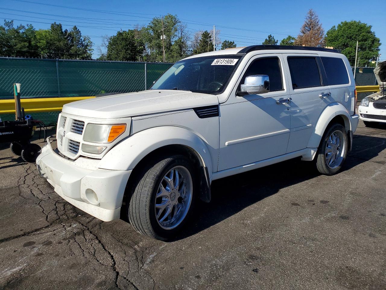 2007 Dodge Nitro R White vin: 1D8GU58637W732320