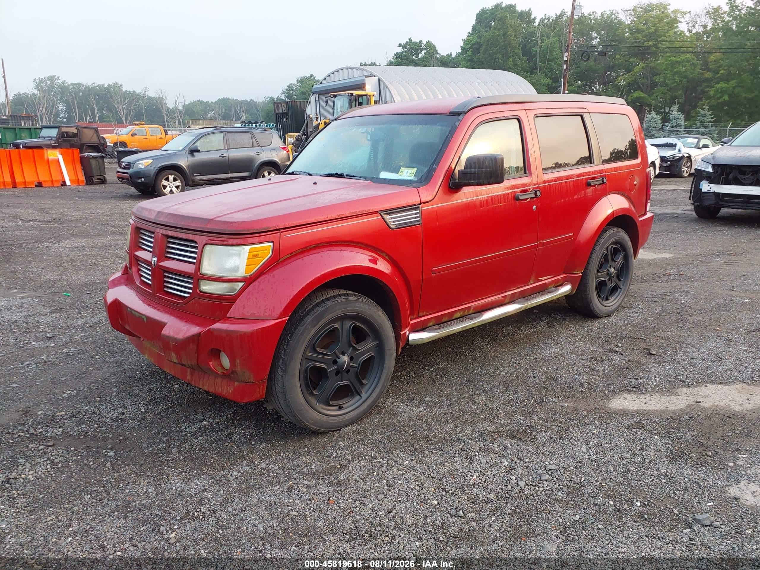 2007 Dodge Nitro Slt/rt Red vin: 1D8GU586X7W607346