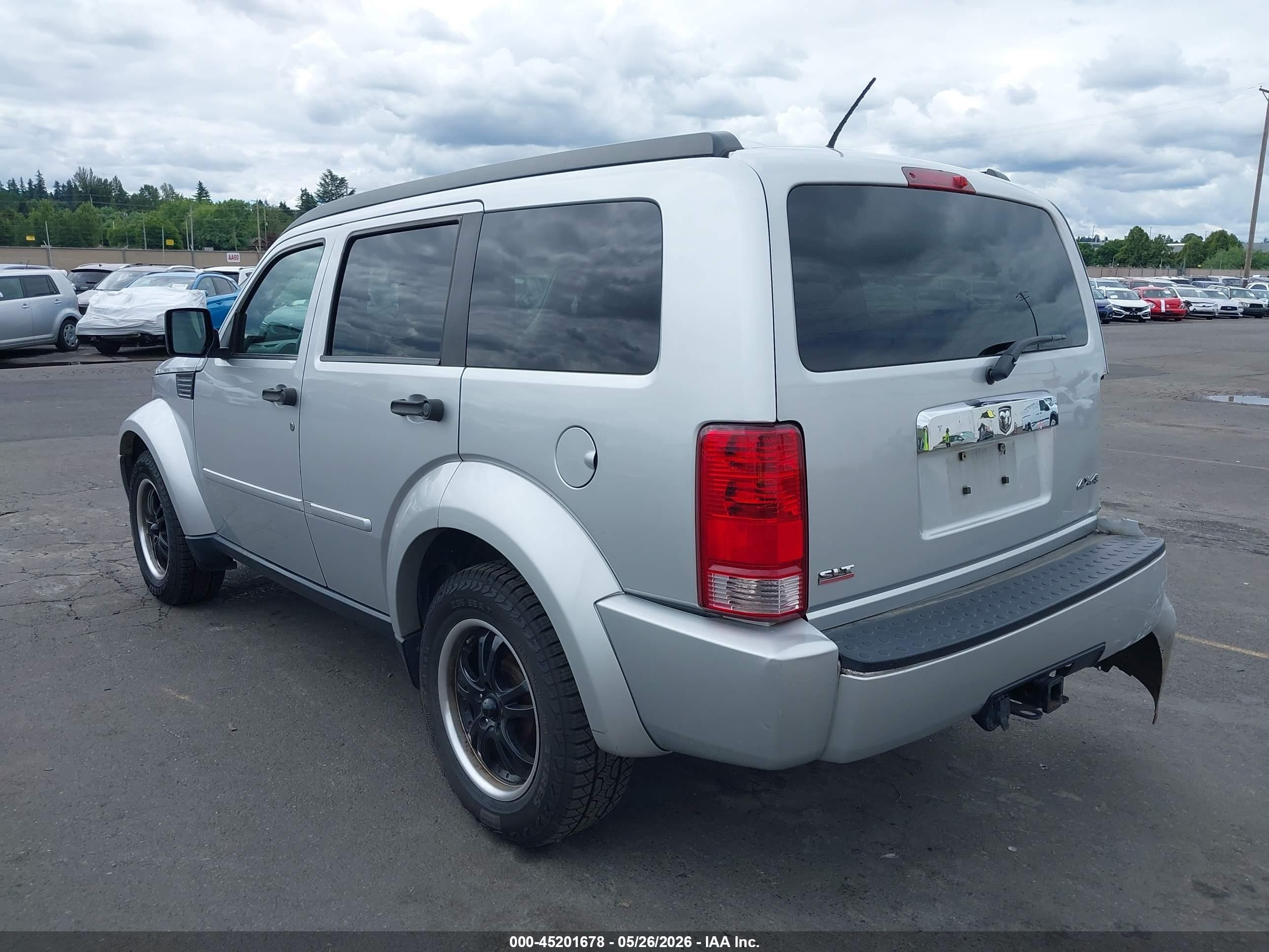 2007 Dodge Nitro Slt/rt Silver vin: 1D8GU58K27W677954