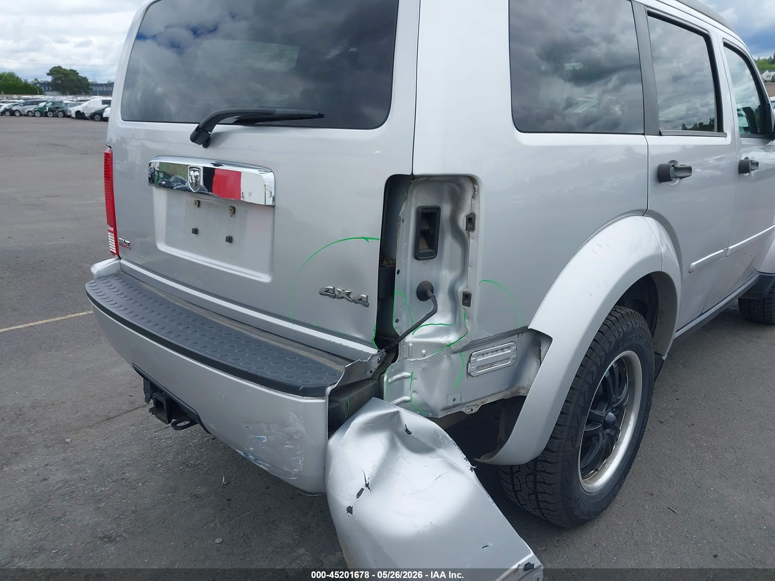 2007 Dodge Nitro Slt/rt Silver vin: 1D8GU58K27W677954