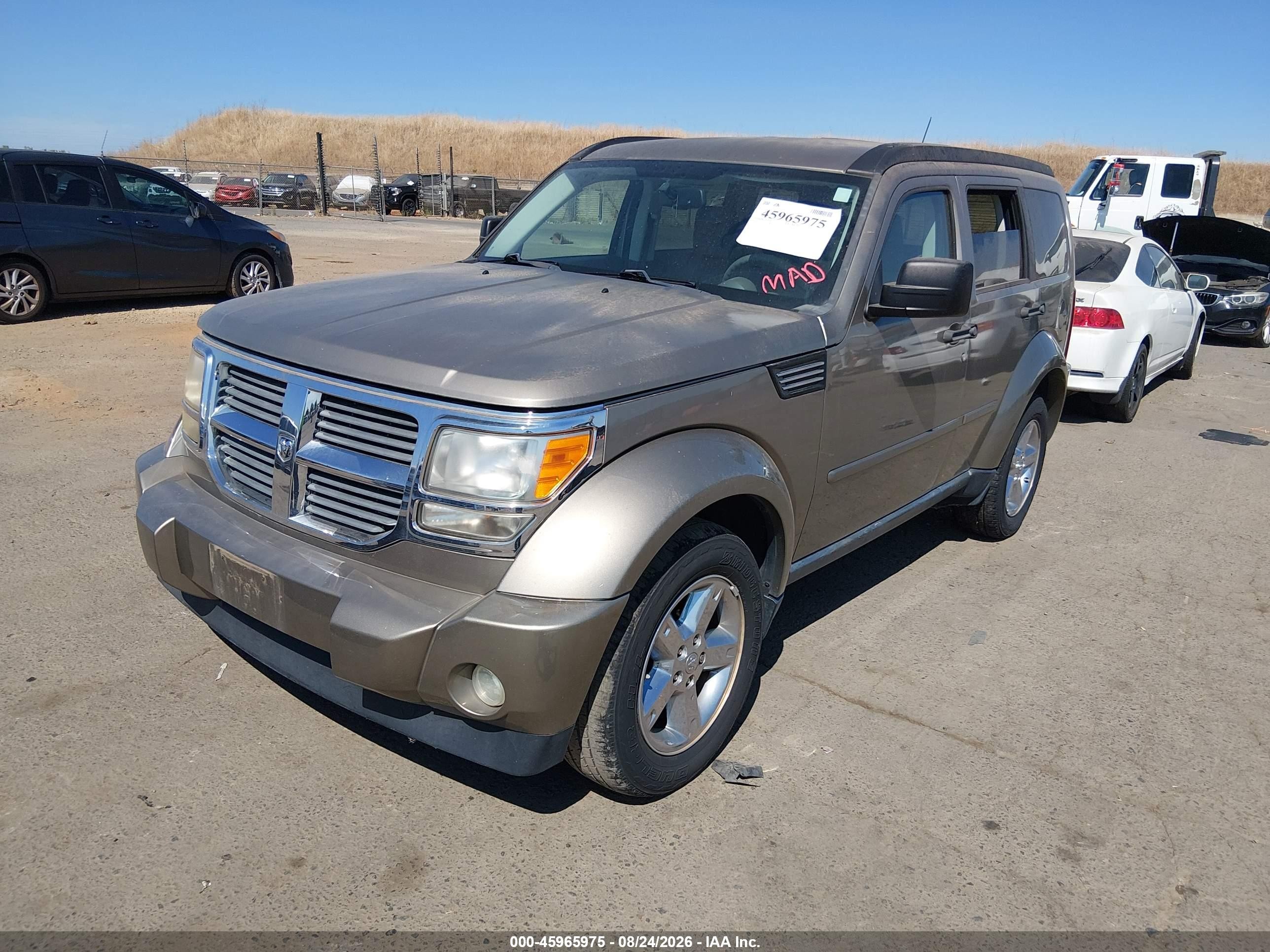 2007 Dodge Nitro Slt/rt Gold vin: 1D8GU58K37W559945