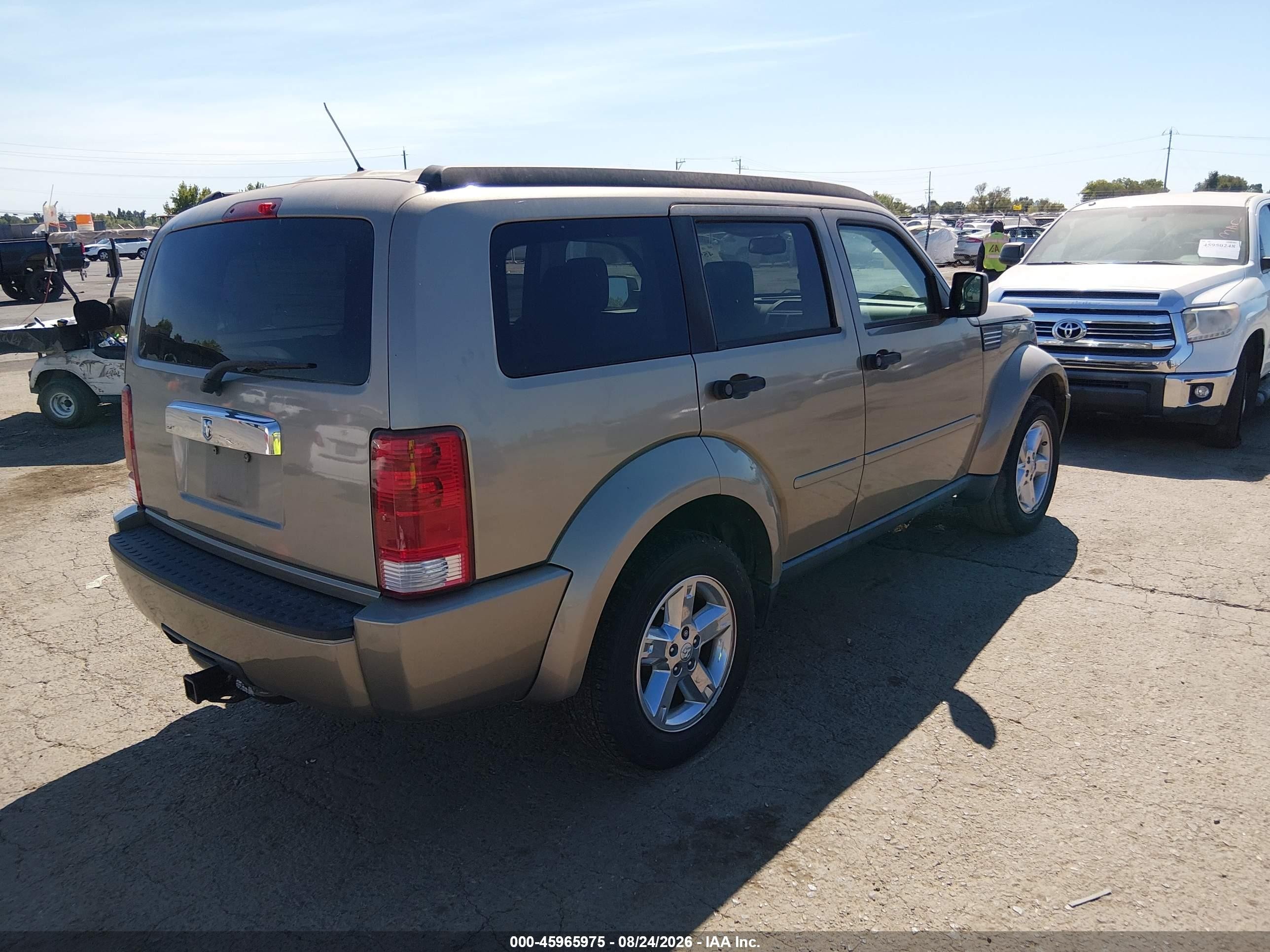 2007 Dodge Nitro Slt/rt Gold vin: 1D8GU58K37W559945