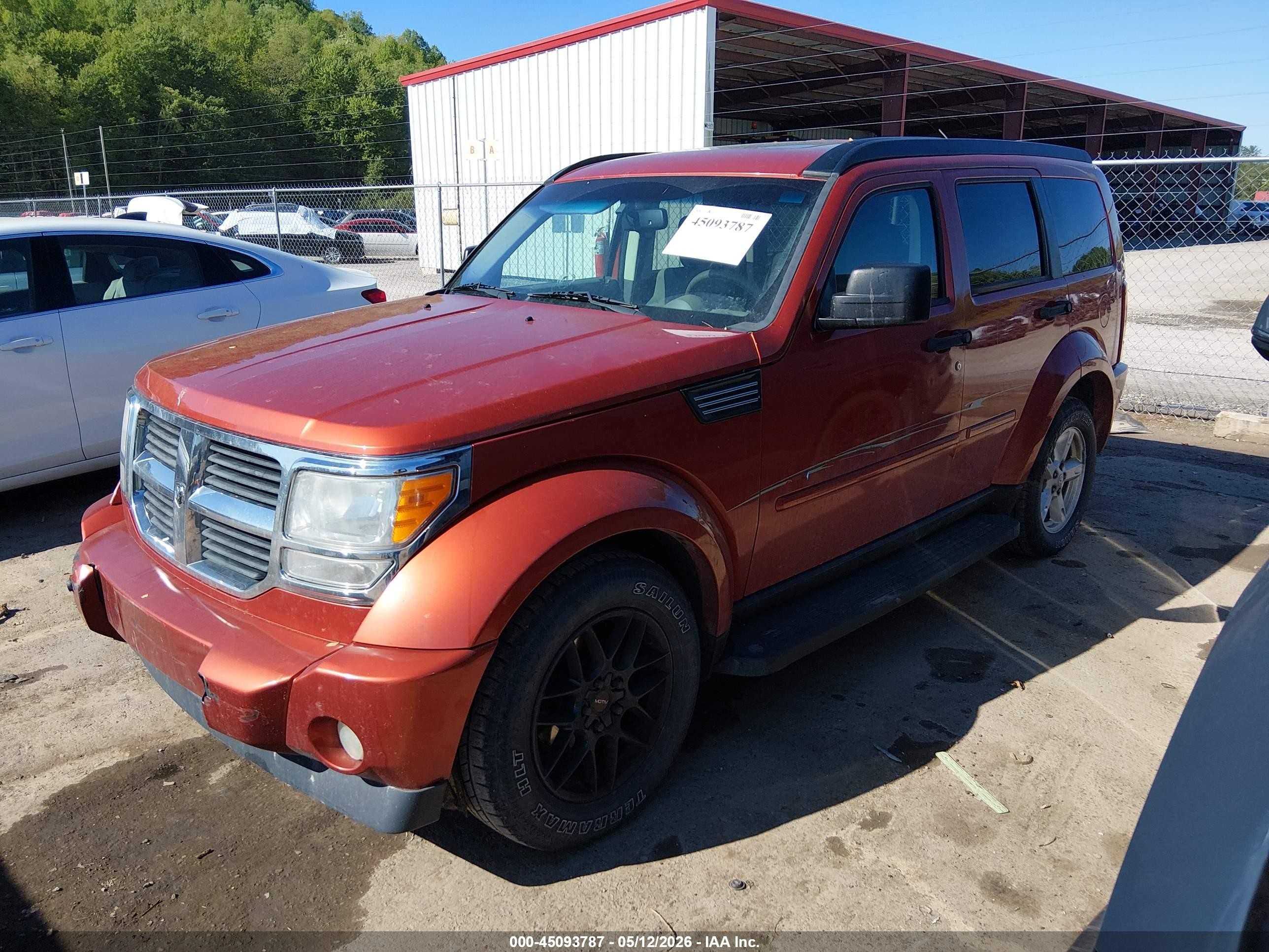 2007 Dodge Nitro Slt/rt Orange vin: 1D8GU58K37W613647