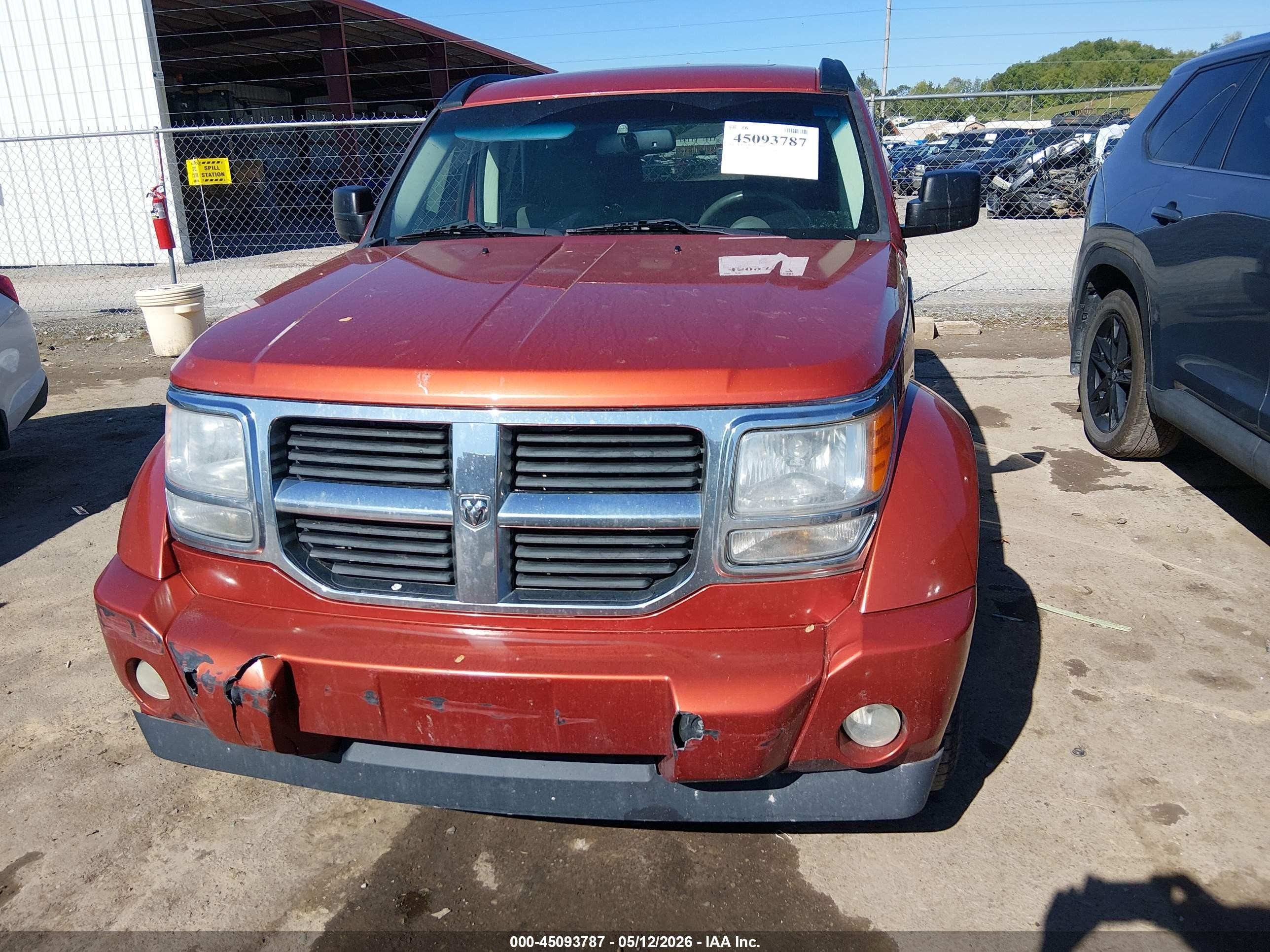 2007 Dodge Nitro Slt/rt Orange vin: 1D8GU58K37W613647