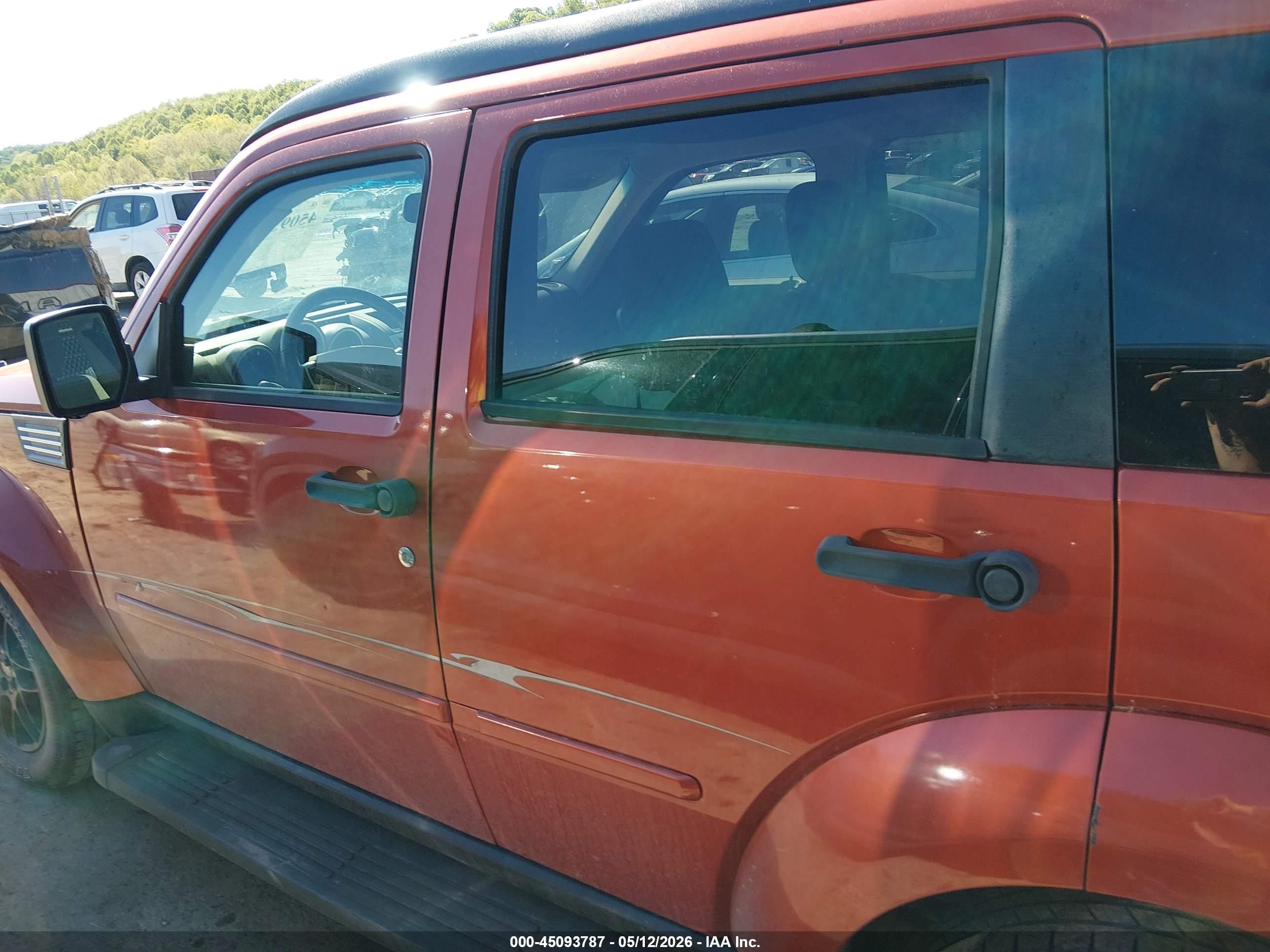 2007 Dodge Nitro Slt/rt Orange vin: 1D8GU58K37W613647