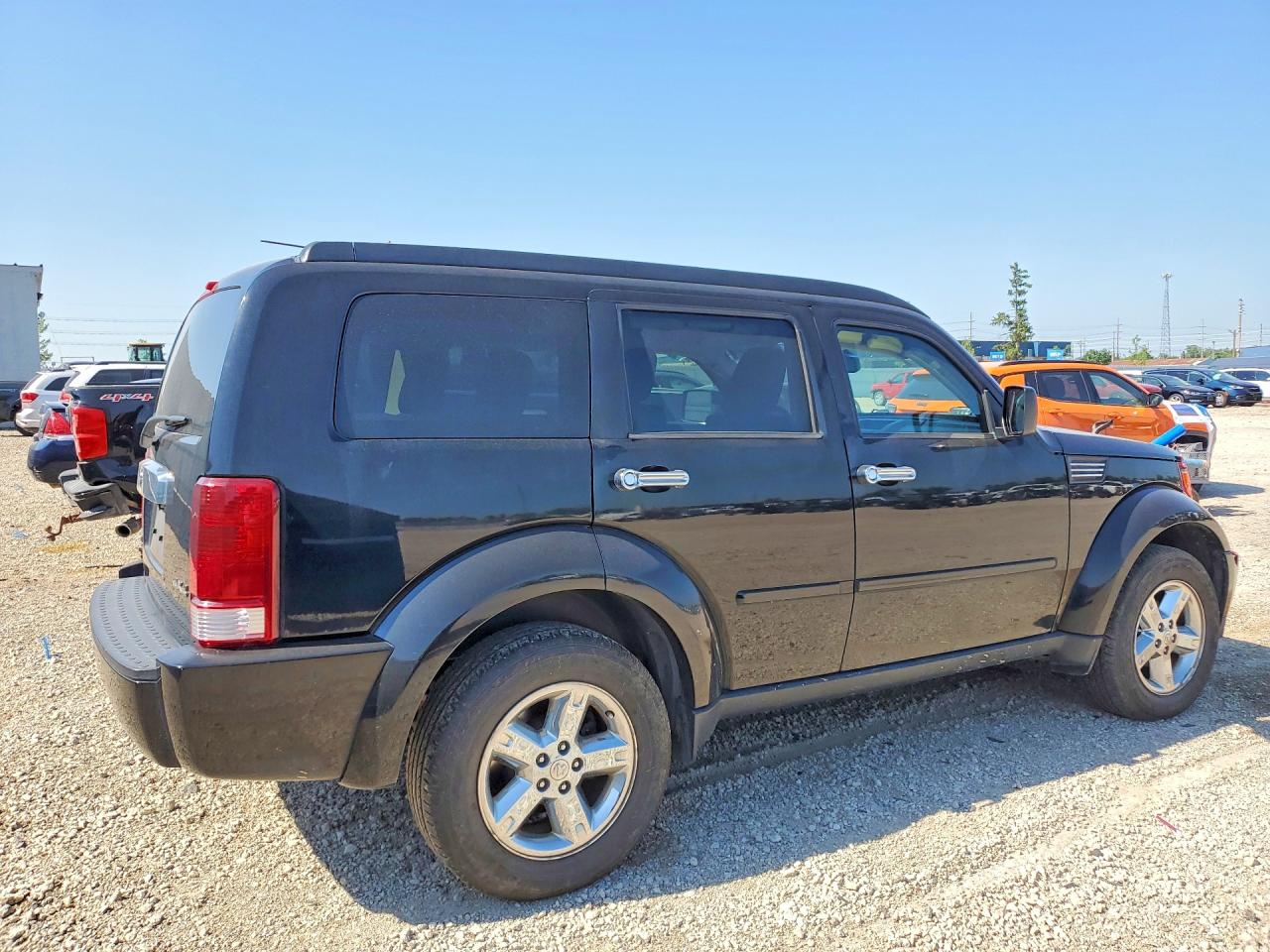 2007 Dodge Nitro Slt Black vin: 1D8GU58K37W636653