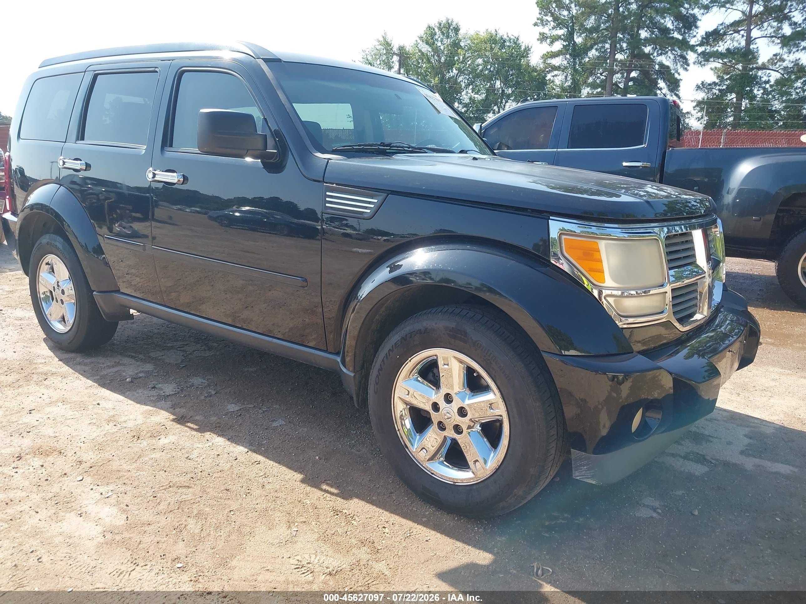 2007 Dodge Nitro Slt Черный vin: 1D8GU58K47W555516