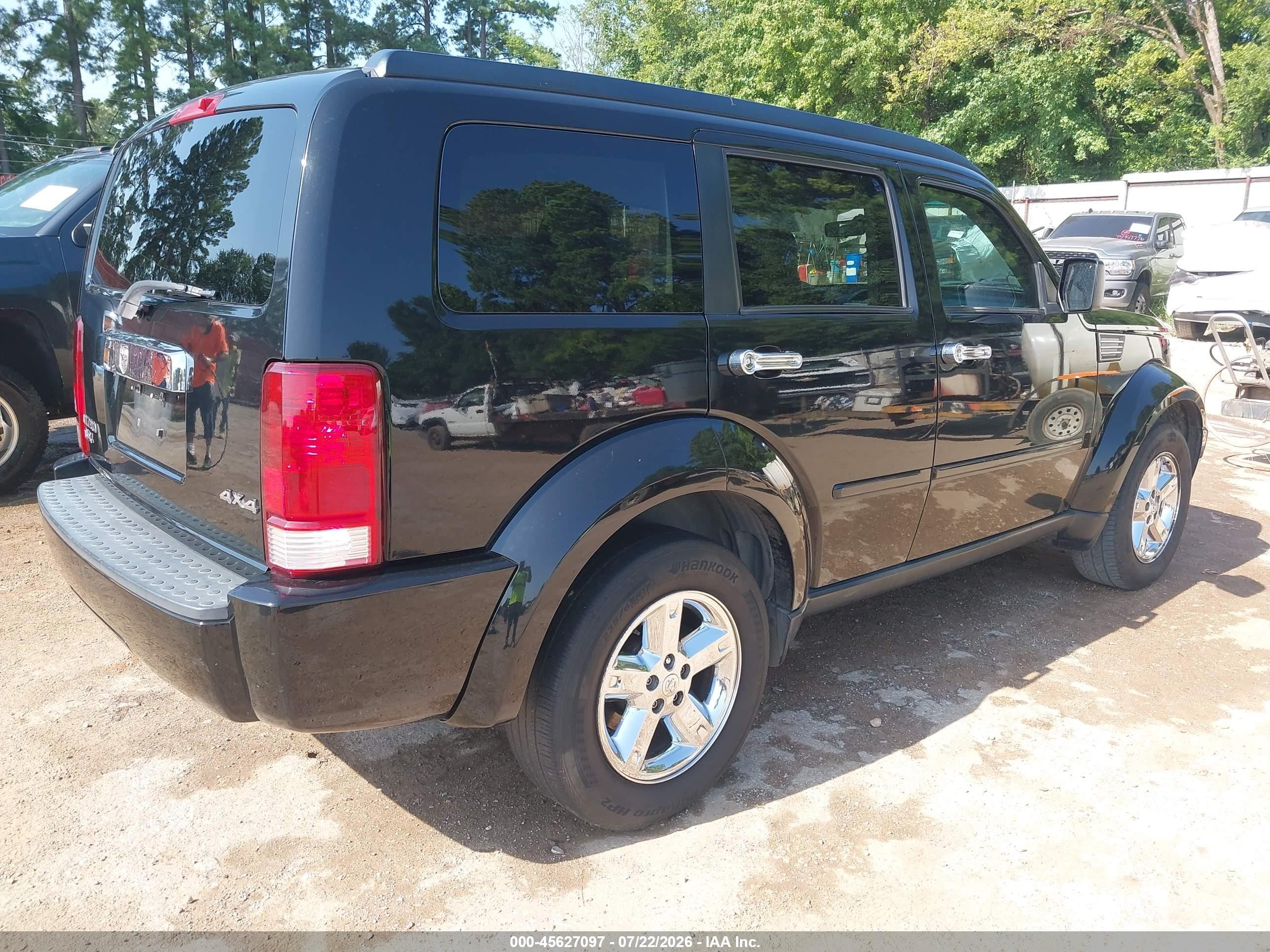 2007 Dodge Nitro Slt Черный vin: 1D8GU58K47W555516