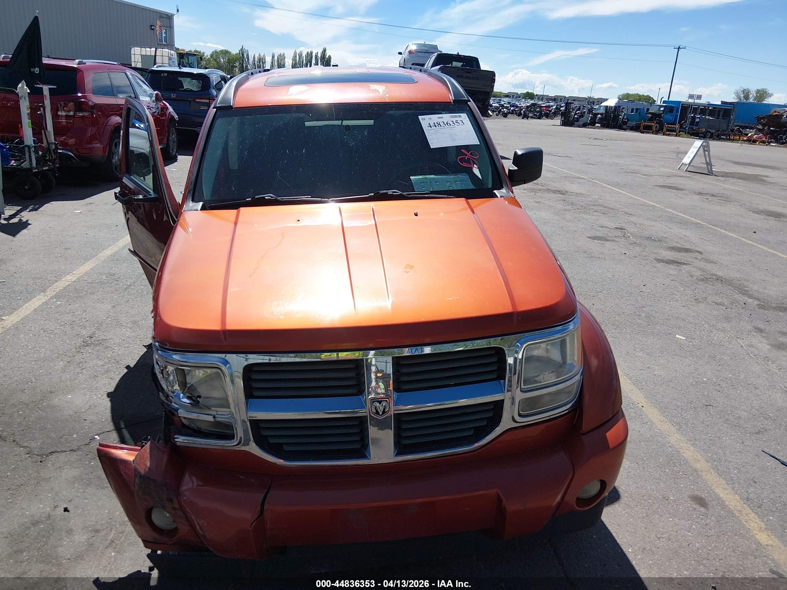 2008 Dodge Nitro Slt/rt Orange vin: 1D8GU58K48W202727