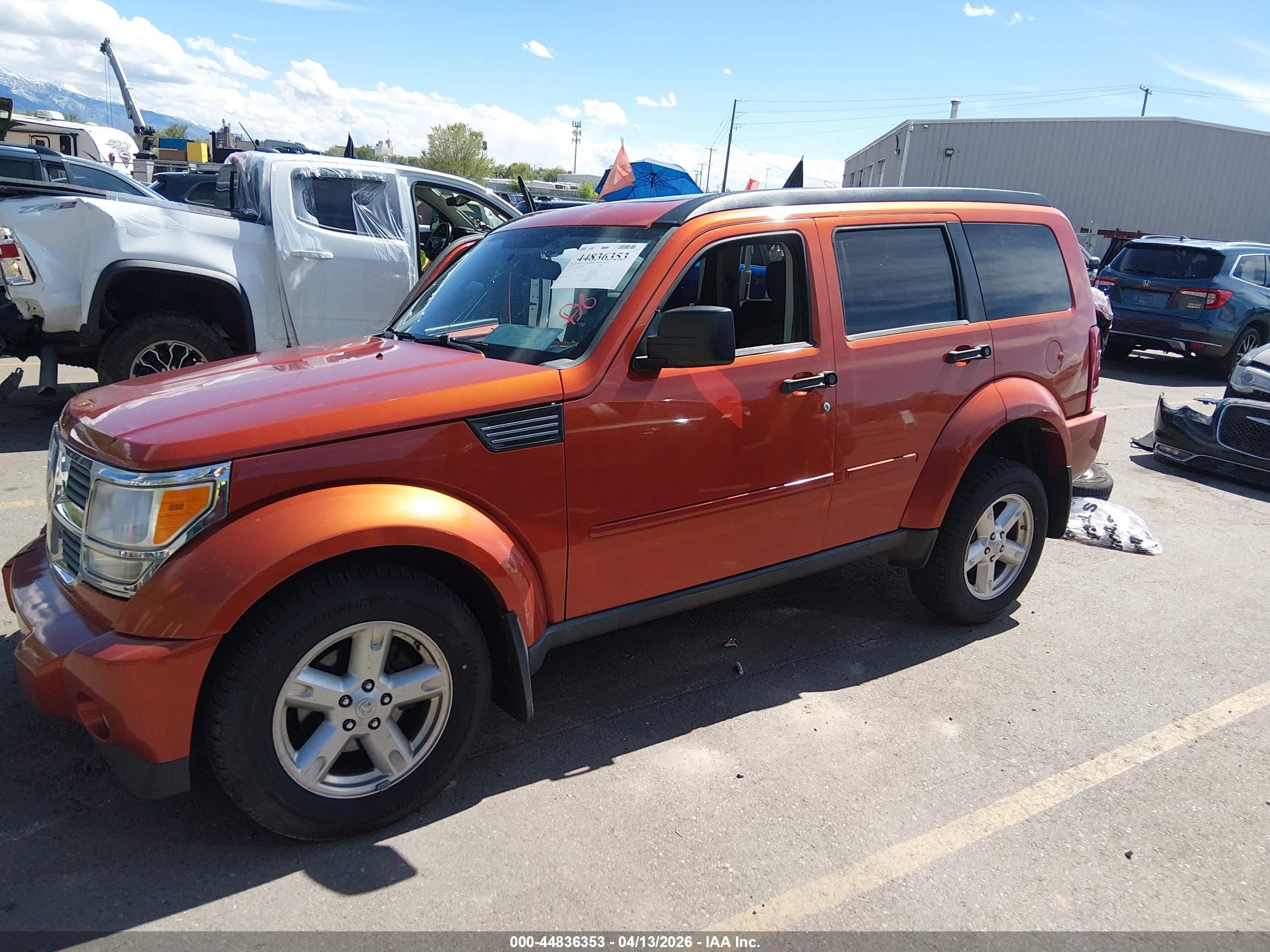 2008 Dodge Nitro Slt/rt Orange vin: 1D8GU58K48W202727