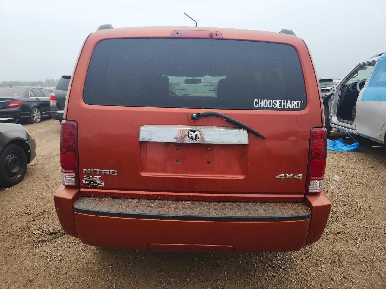 2007 Dodge Nitro Slt Оранжевый vin: 1D8GU58K57W608854