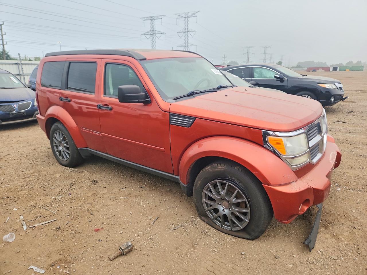 2007 Dodge Nitro Slt Оранжевый vin: 1D8GU58K57W608854
