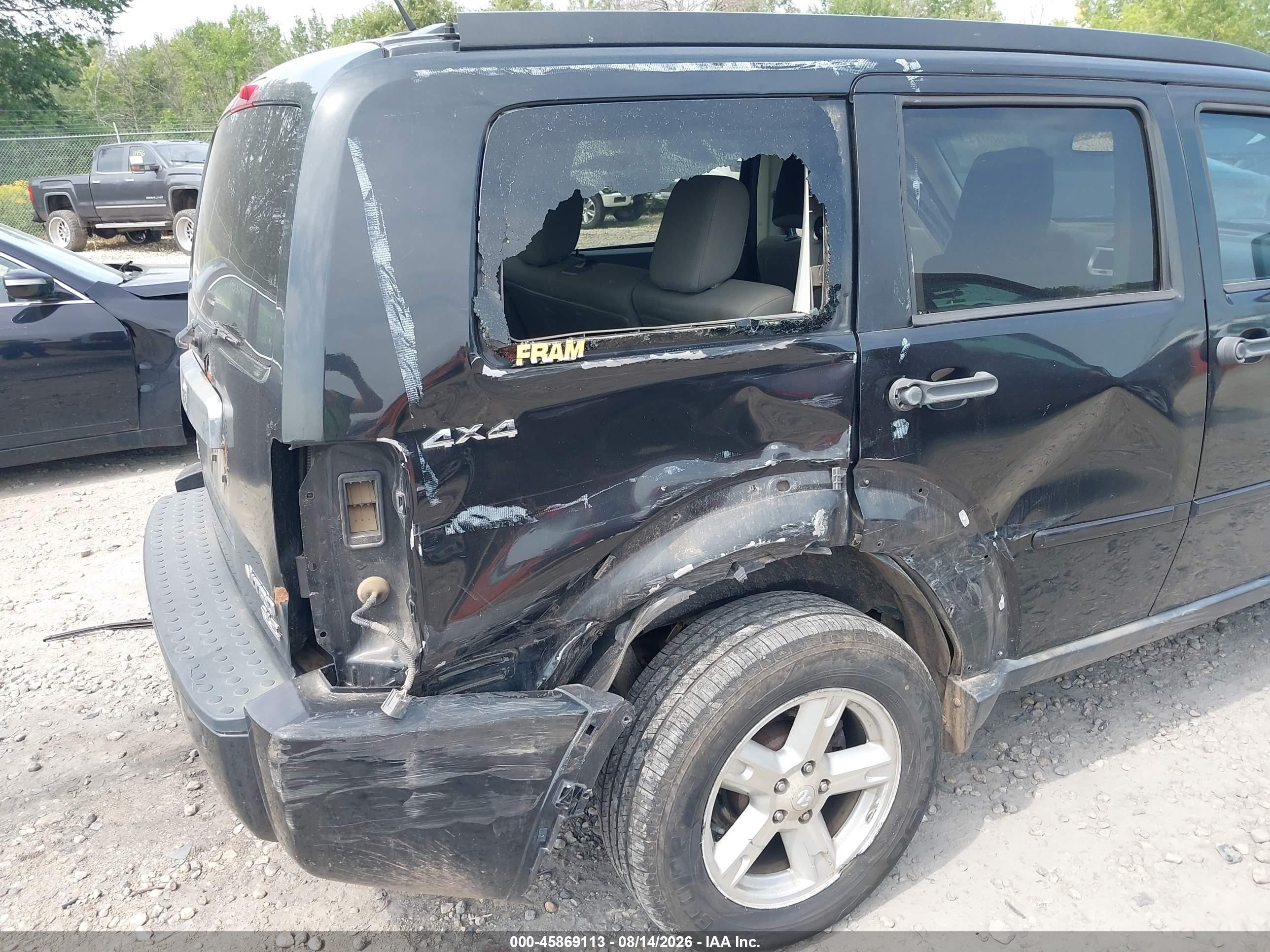 2009 Dodge Nitro Slt/rt Black vin: 1D8GU58K59W546813