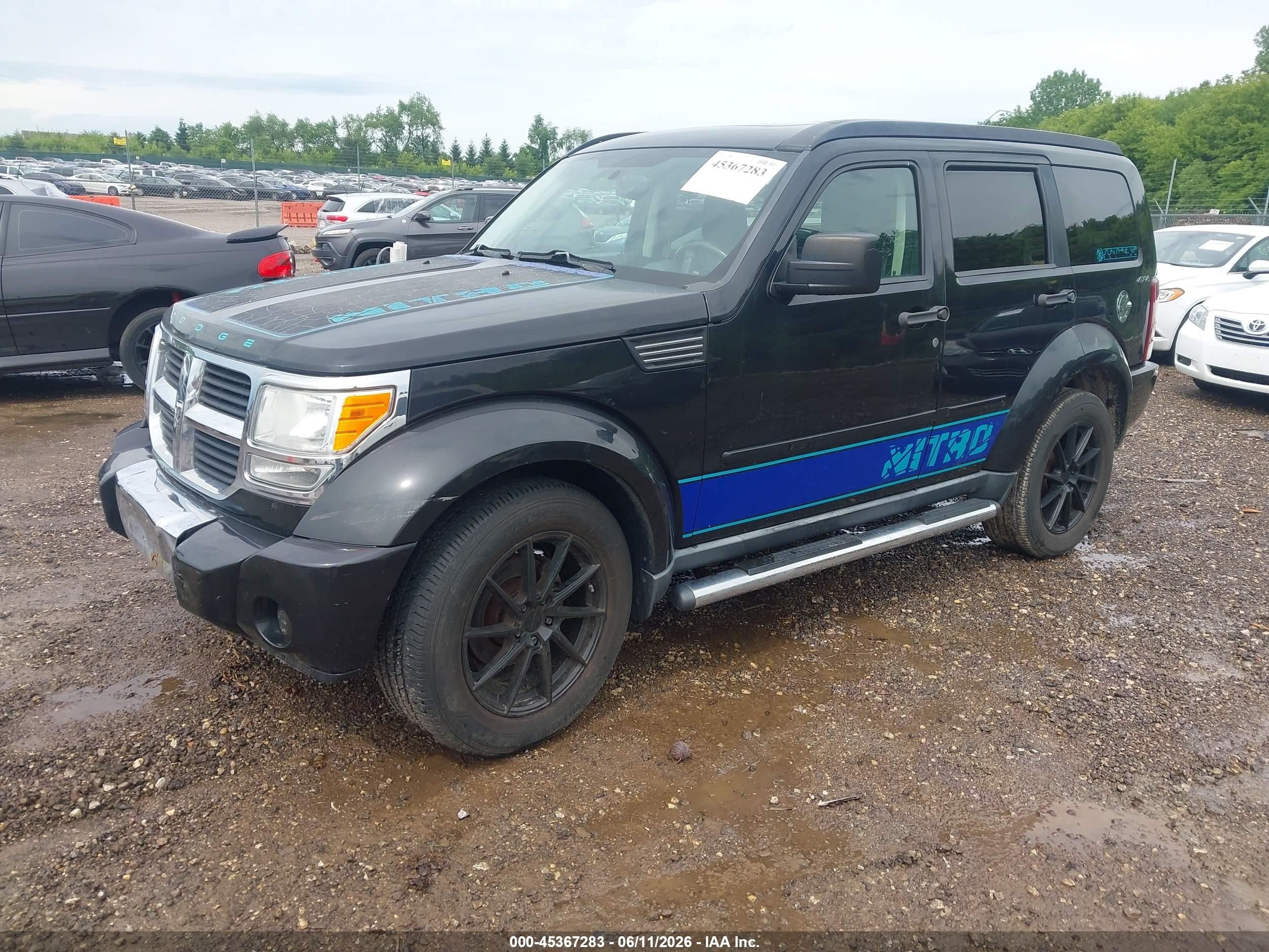 2009 Dodge Nitro Slt/rt Black vin: 1D8GU58K59W550375