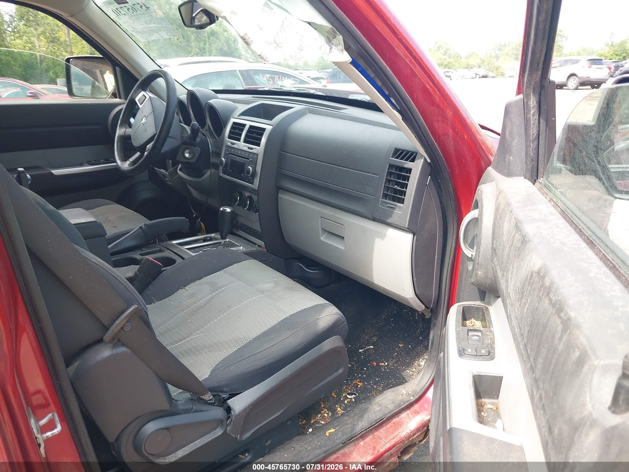 2007 Dodge Nitro Slt/rt Red vin: 1D8GU58K67W529435