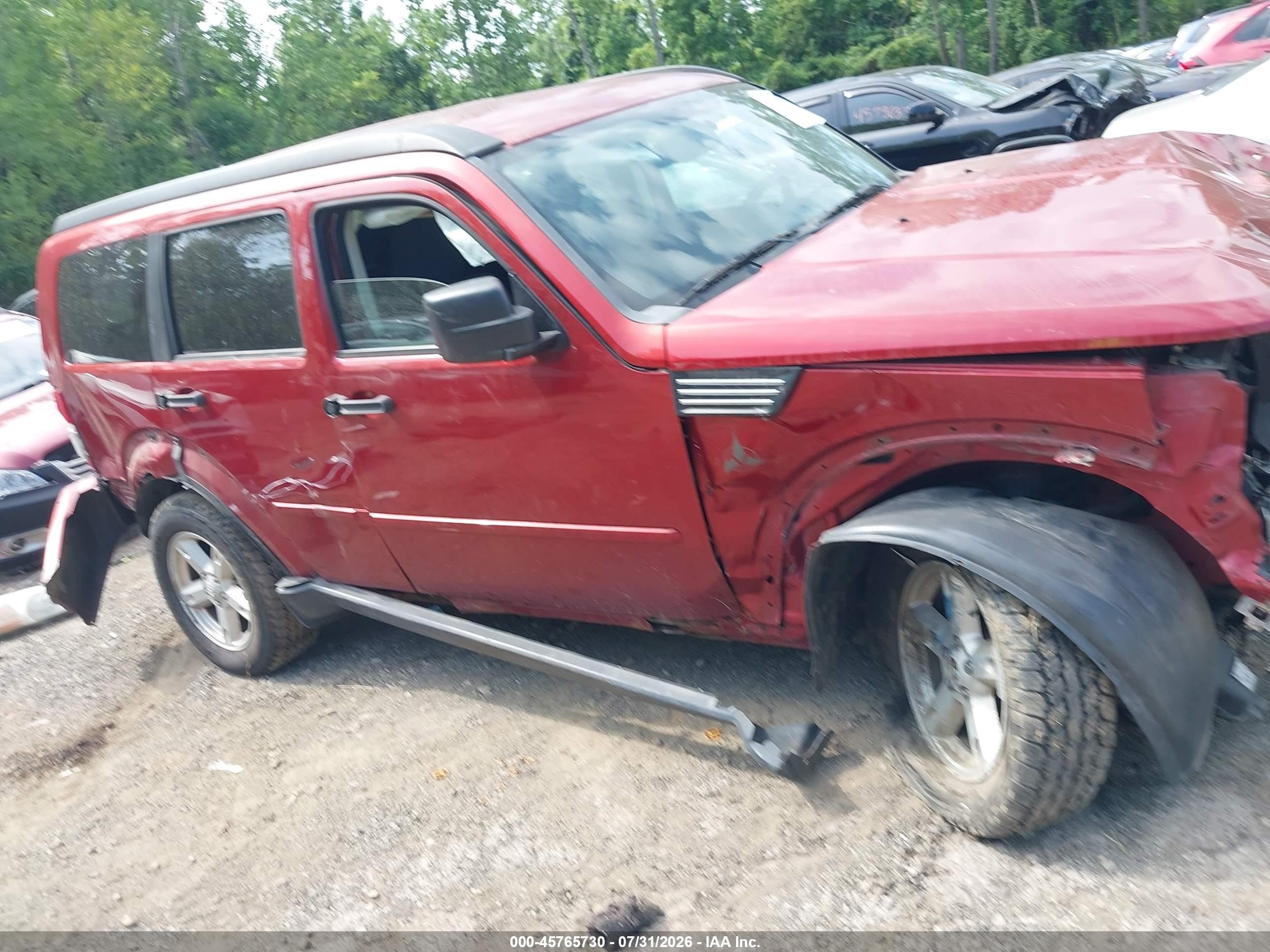 2007 Dodge Nitro Slt/rt Red vin: 1D8GU58K67W529435