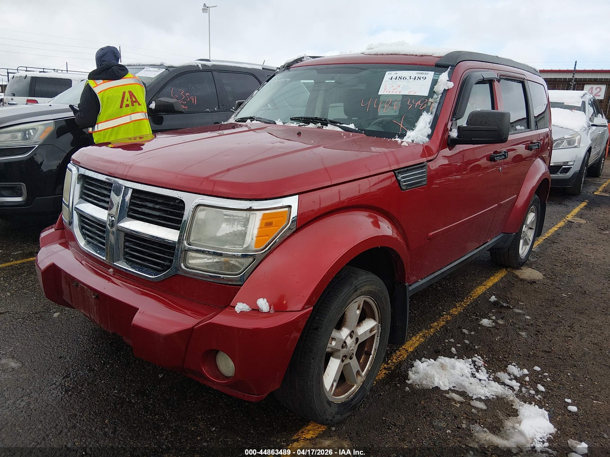 2007 Dodge Nitro Slt/rt Red vin: 1D8GU58K67W583608