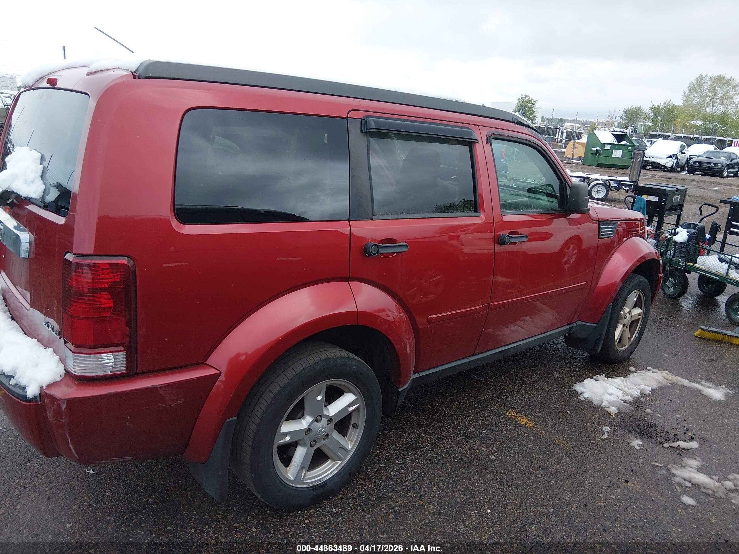 2007 Dodge Nitro Slt/rt Red vin: 1D8GU58K67W583608