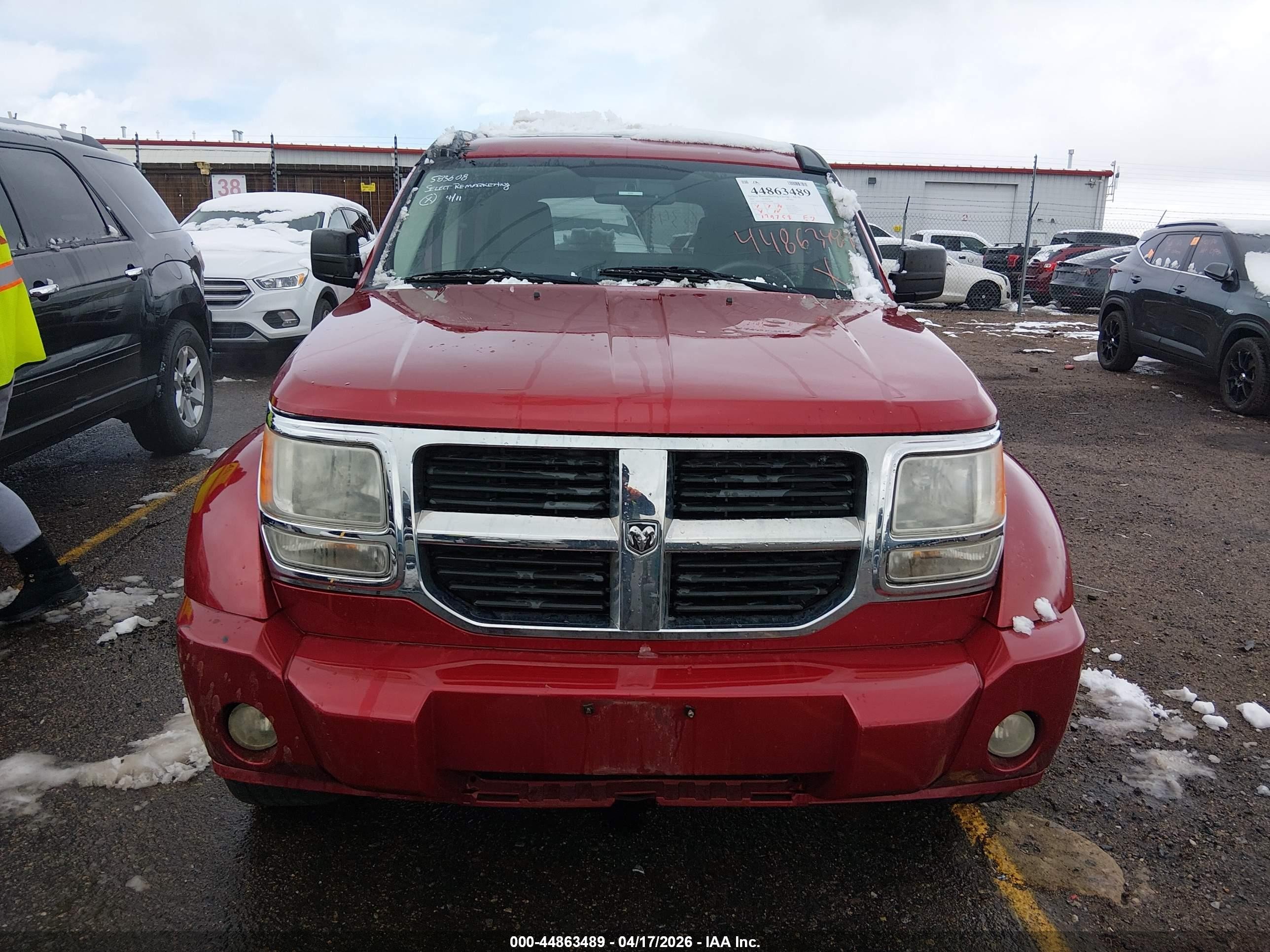 2007 Dodge Nitro Slt/rt Red vin: 1D8GU58K67W583608