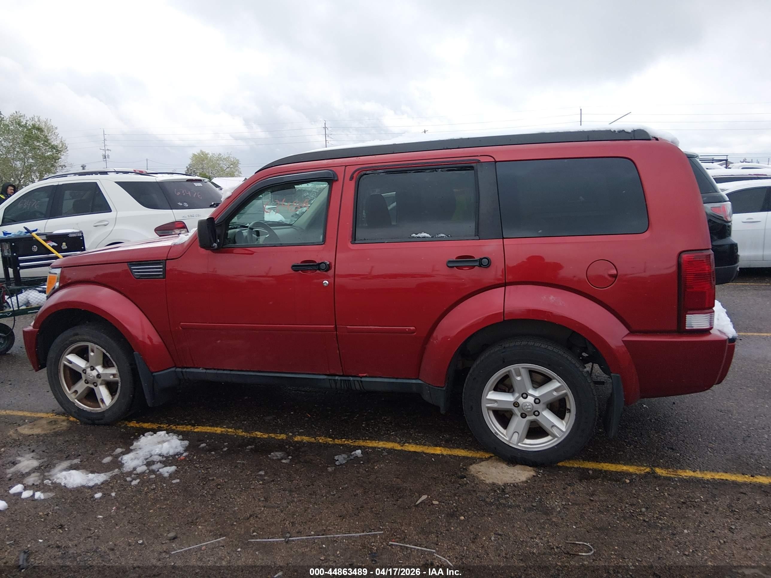 2007 Dodge Nitro Slt/rt Red vin: 1D8GU58K67W583608