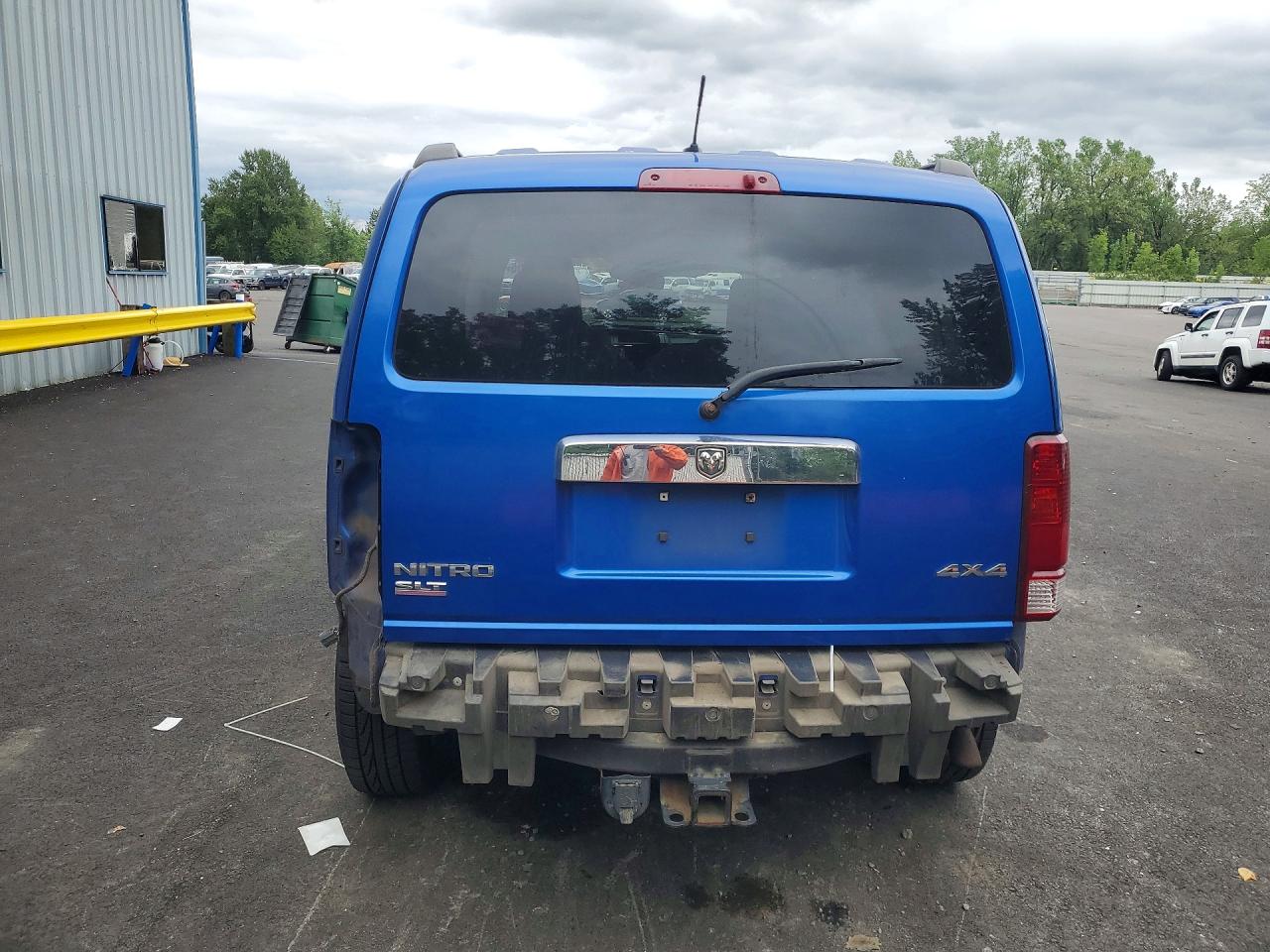 2007 Dodge Nitro Slt Blue vin: 1D8GU58K67W602576