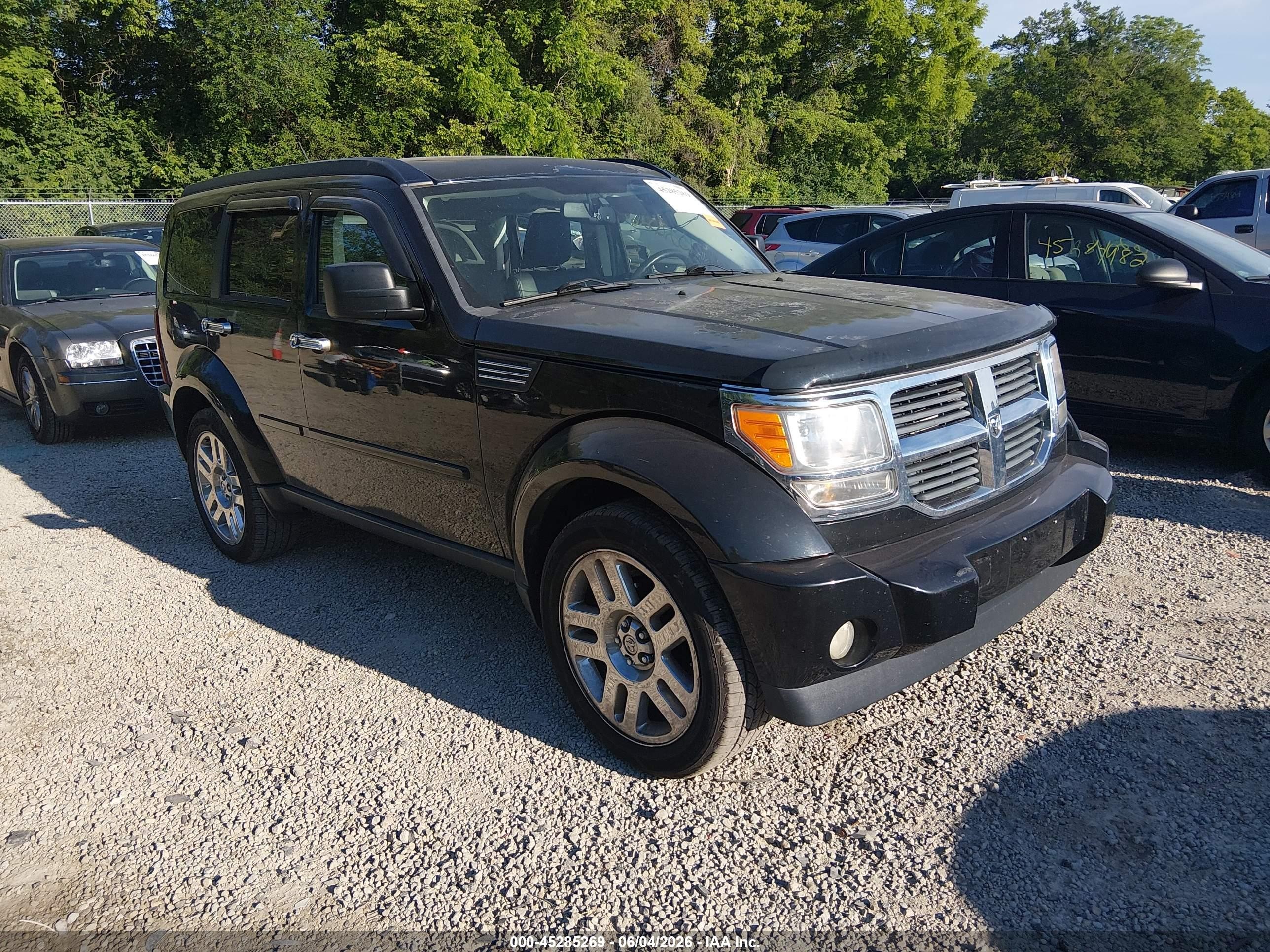 2007 Dodge Nitro Slt/rt Black vin: 1D8GU58K67W669338
