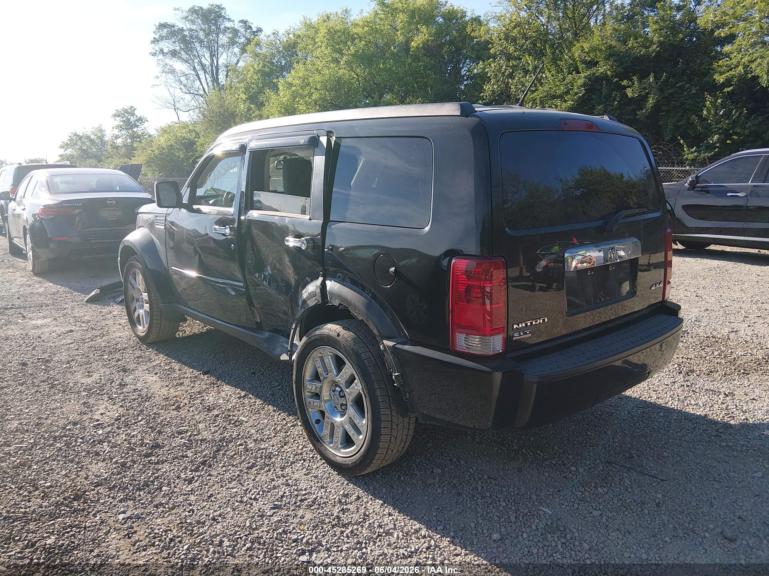 2007 Dodge Nitro Slt/rt Black vin: 1D8GU58K67W669338