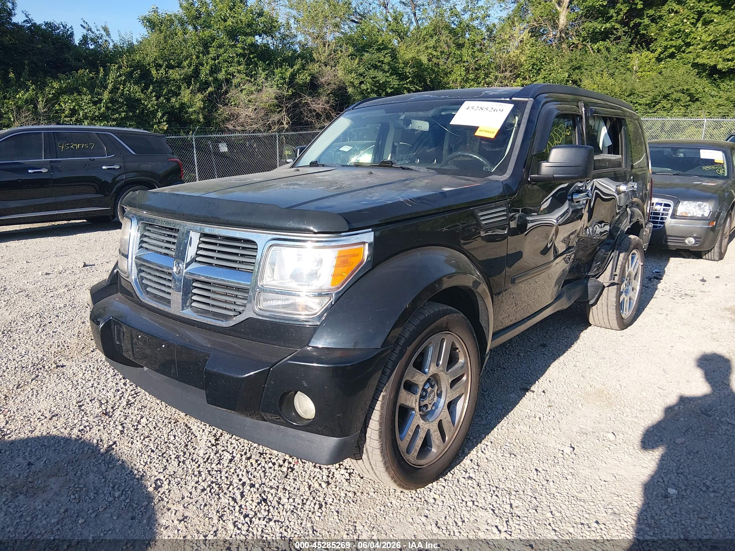 2007 Dodge Nitro Slt/rt Black vin: 1D8GU58K67W669338