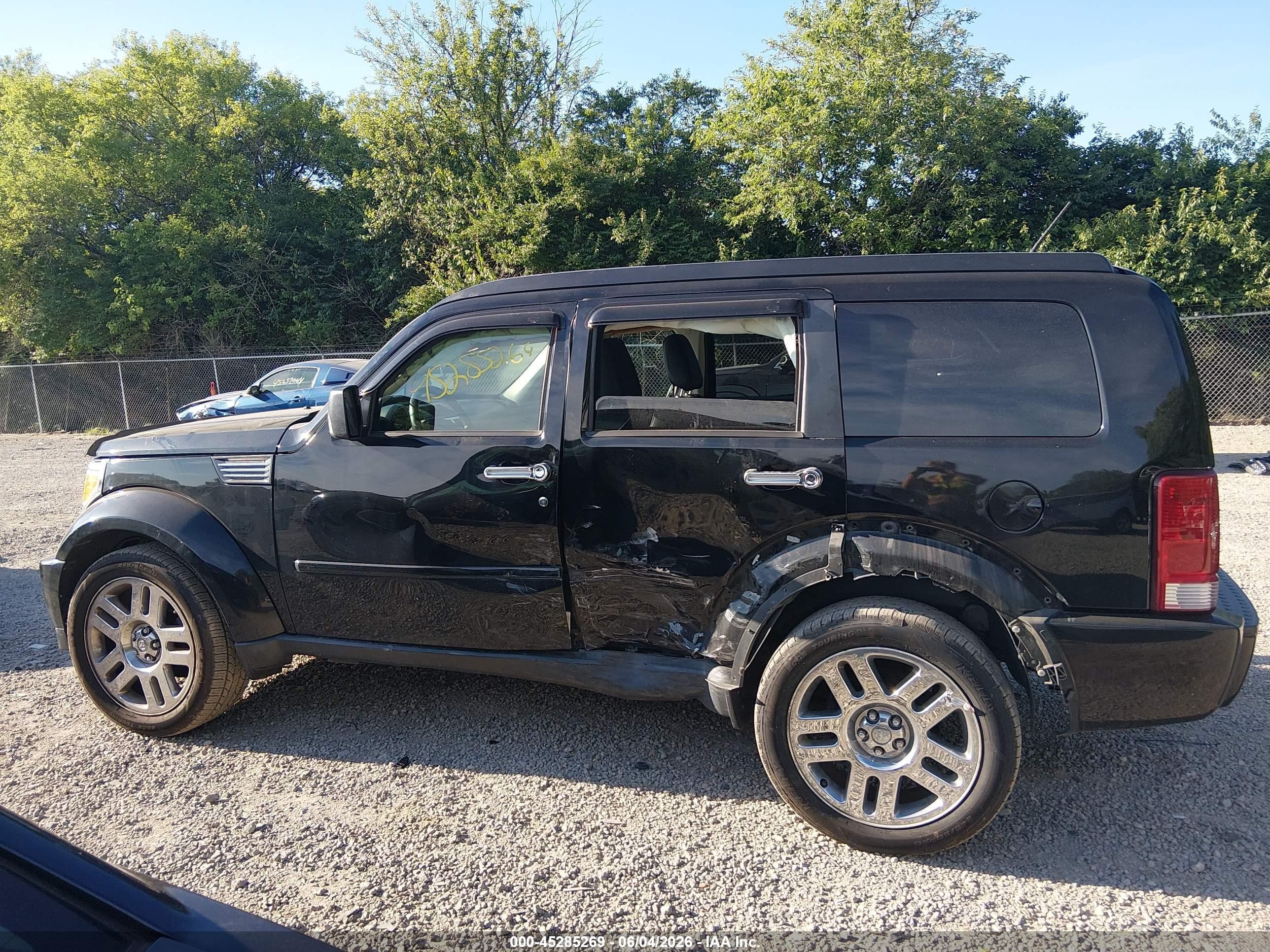 2007 Dodge Nitro Slt/rt Black vin: 1D8GU58K67W669338