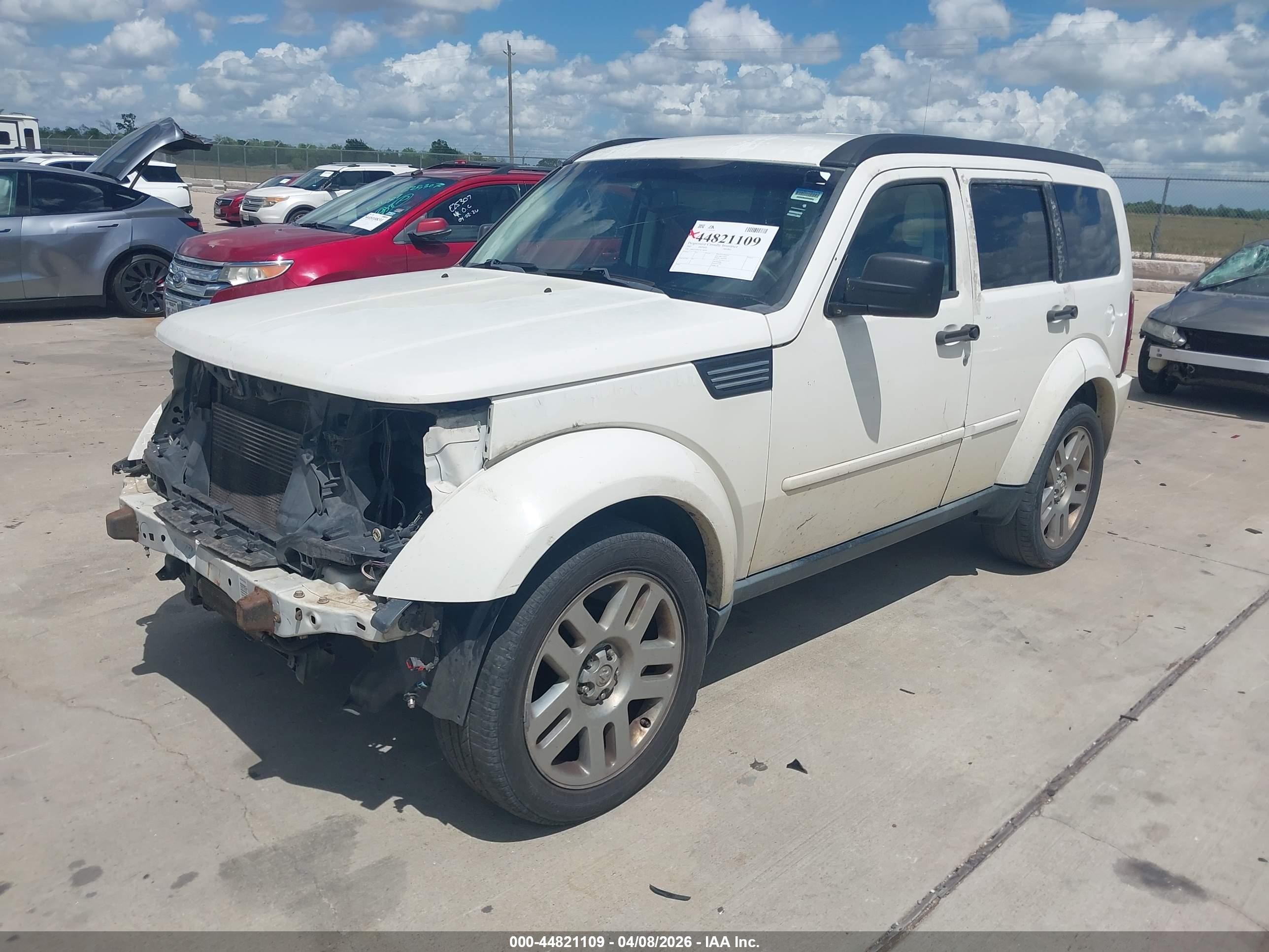 2007 Dodge Nitro Slt/rt White vin: 1D8GU58K67W738299