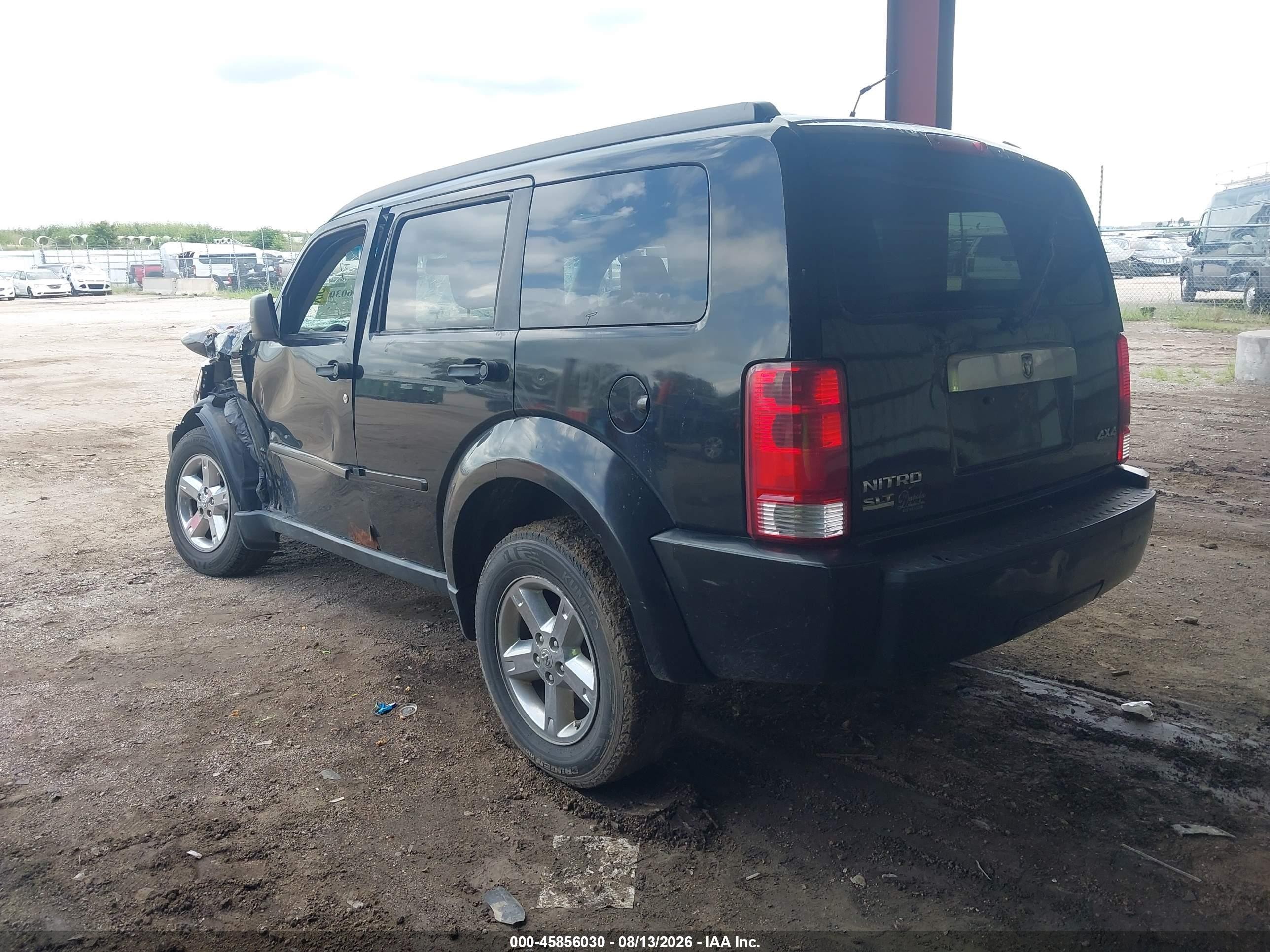 2007 Dodge Nitro Slt/rt Black vin: 1D8GU58K87W570097