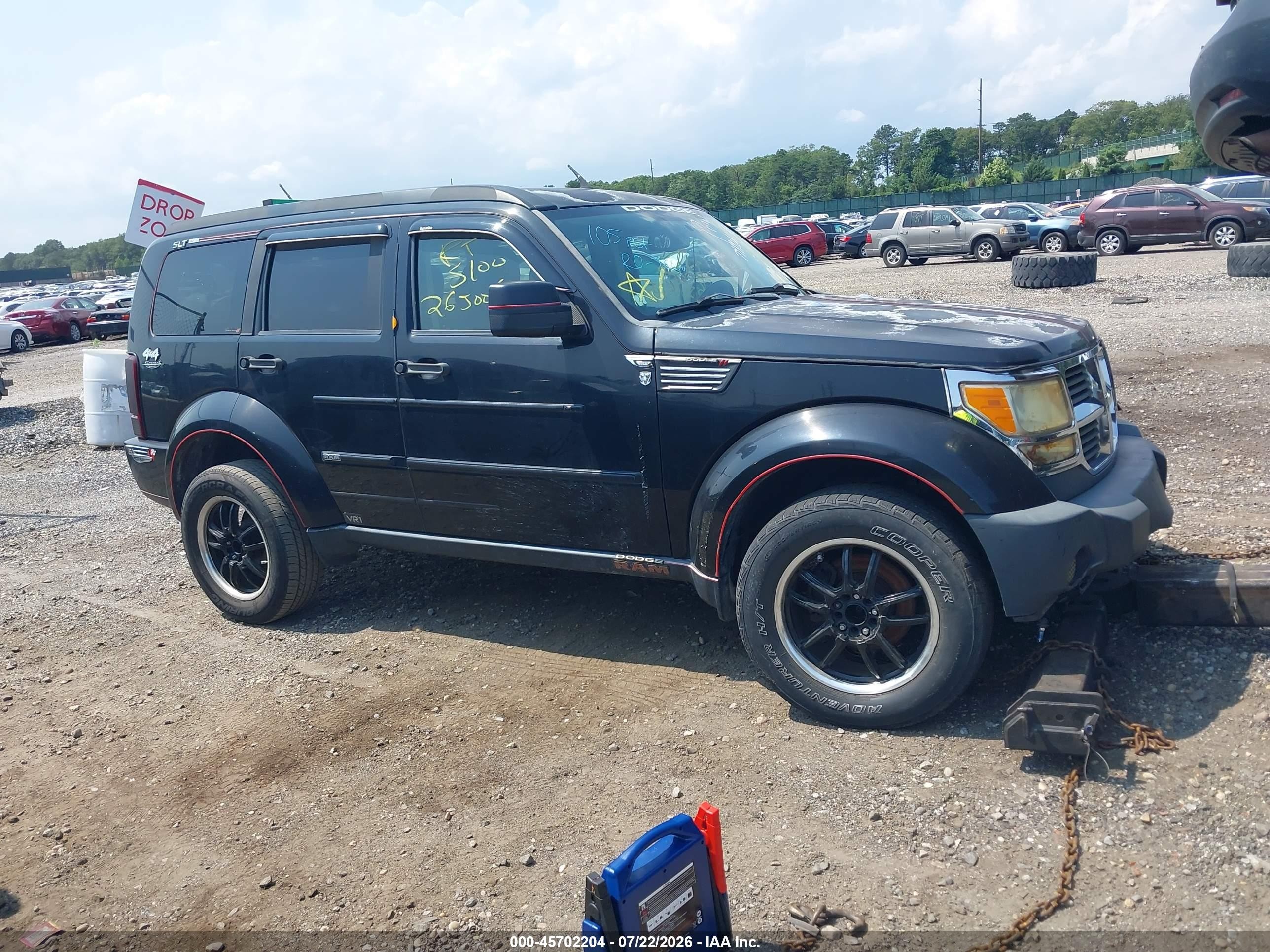 2007 Dodge Nitro Slt/rt Black vin: 1D8GU58KX7W549297