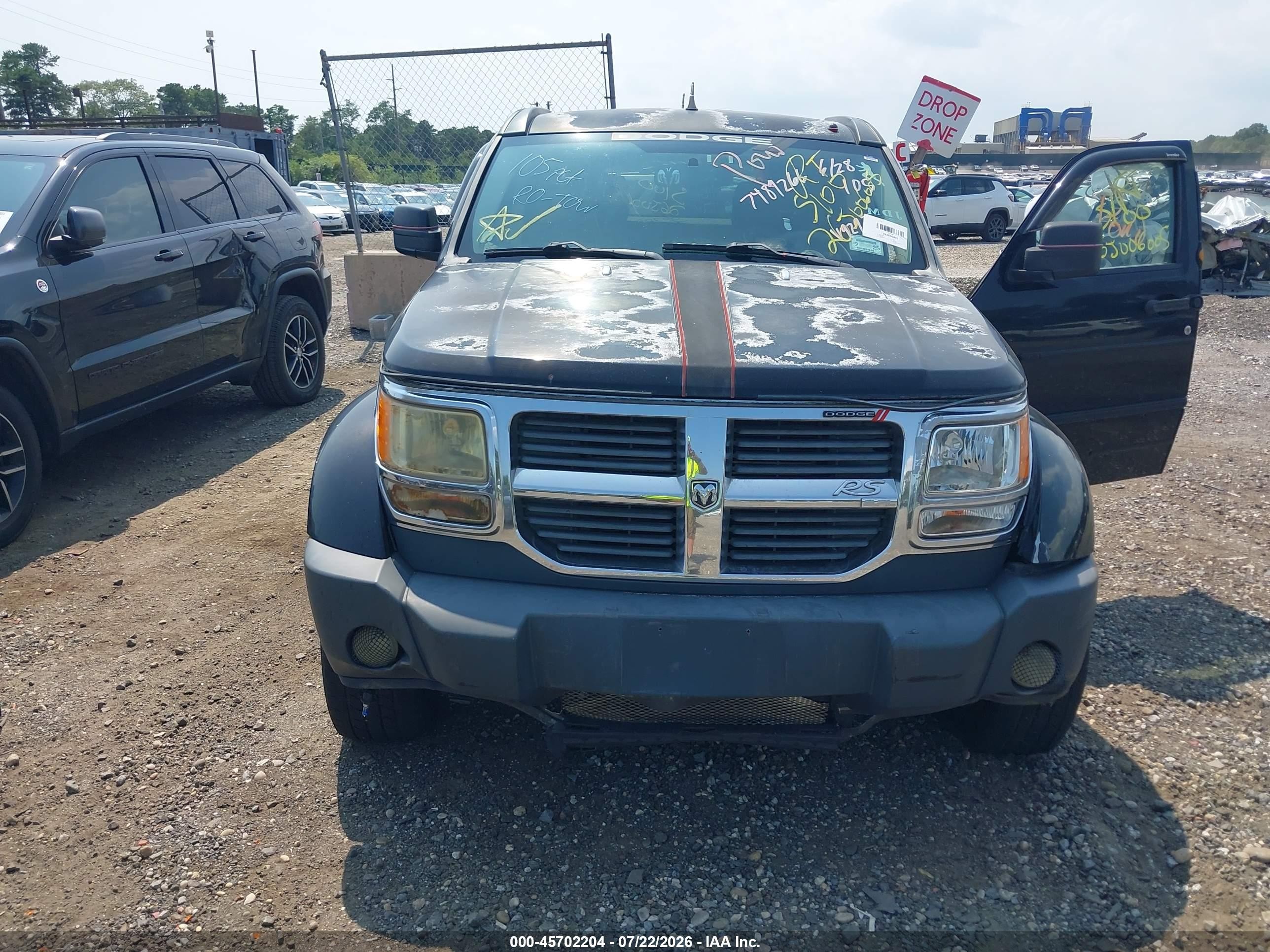 2007 Dodge Nitro Slt/rt Black vin: 1D8GU58KX7W549297