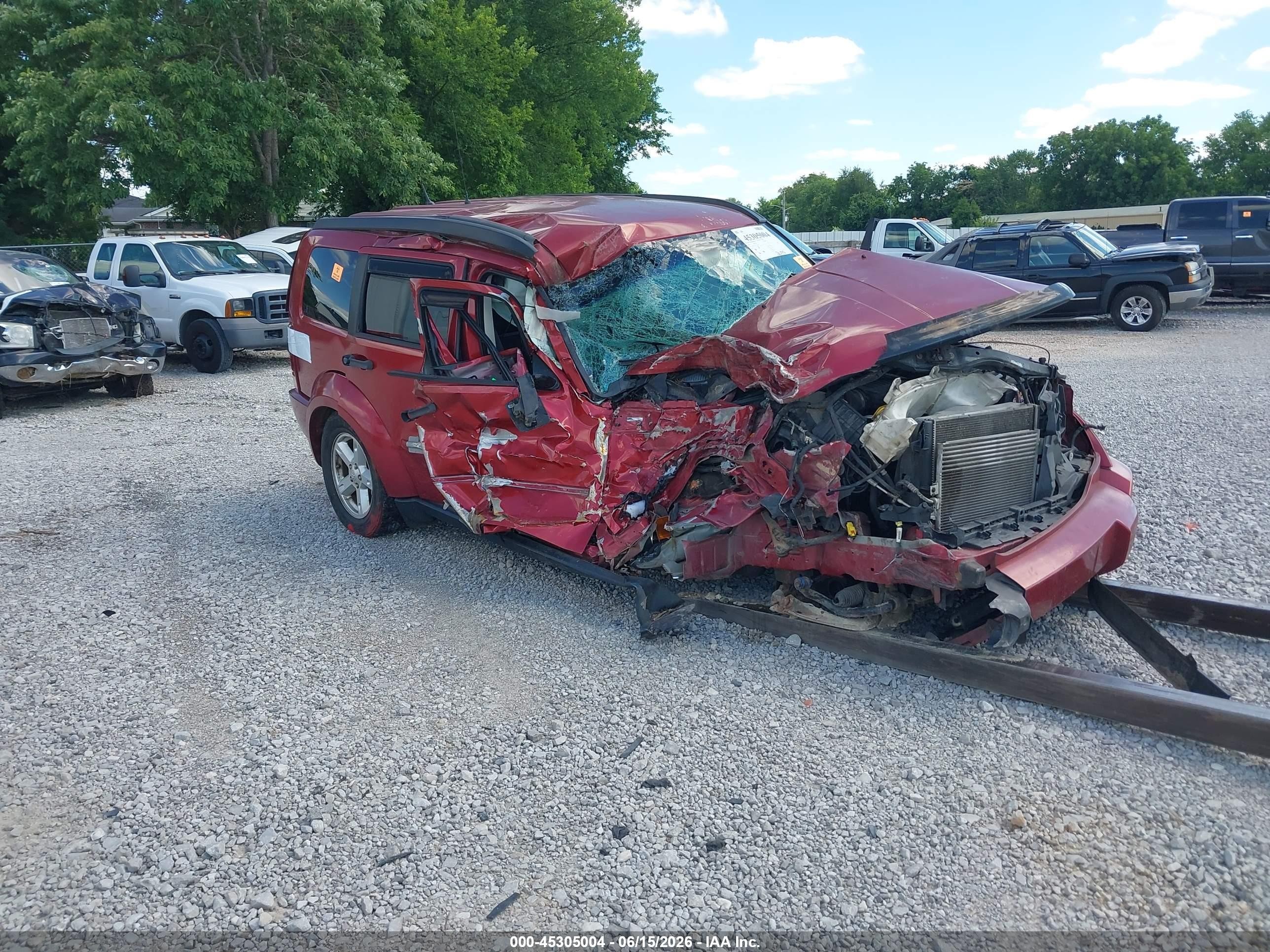 2007 Dodge Nitro Slt/rt Maroon vin: 1D8GU58KX7W565094
