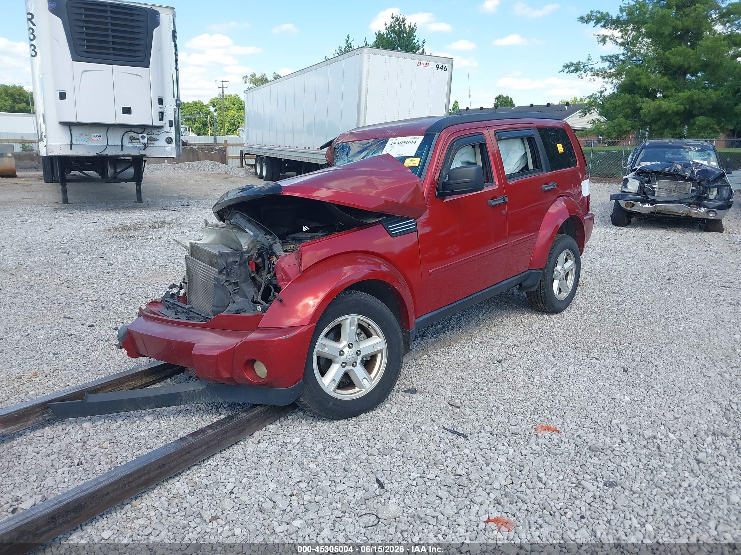 2007 Dodge Nitro Slt/rt Темно-бордовый vin: 1D8GU58KX7W565094